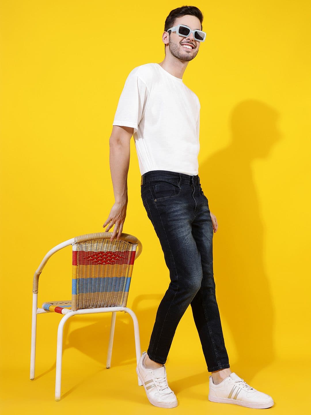 Belliskey Men Skinny Fit Light Fade Jeans - view 1