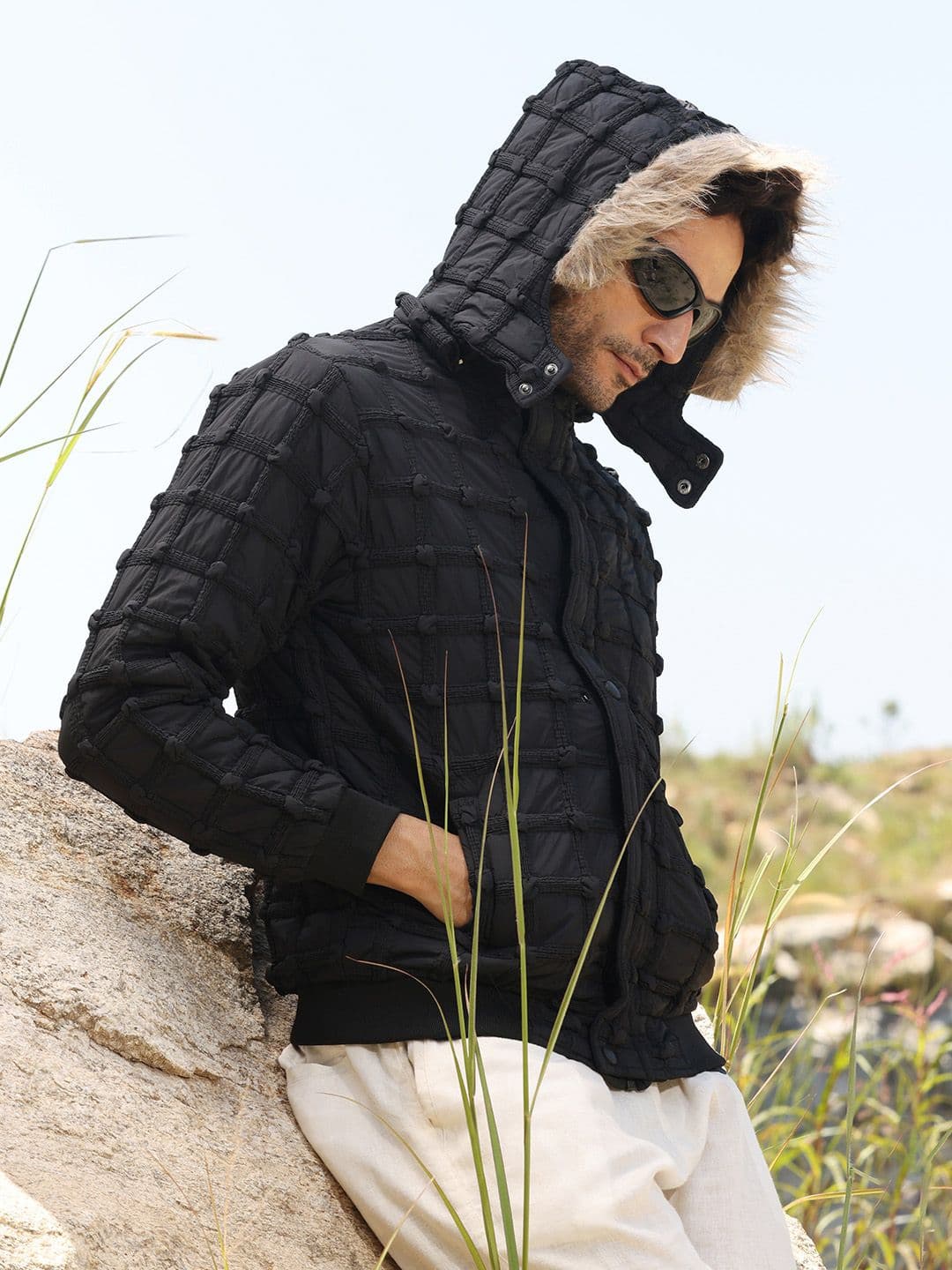 CAHOOT Men Hooded Lightweight Puffer Jacket - view 1