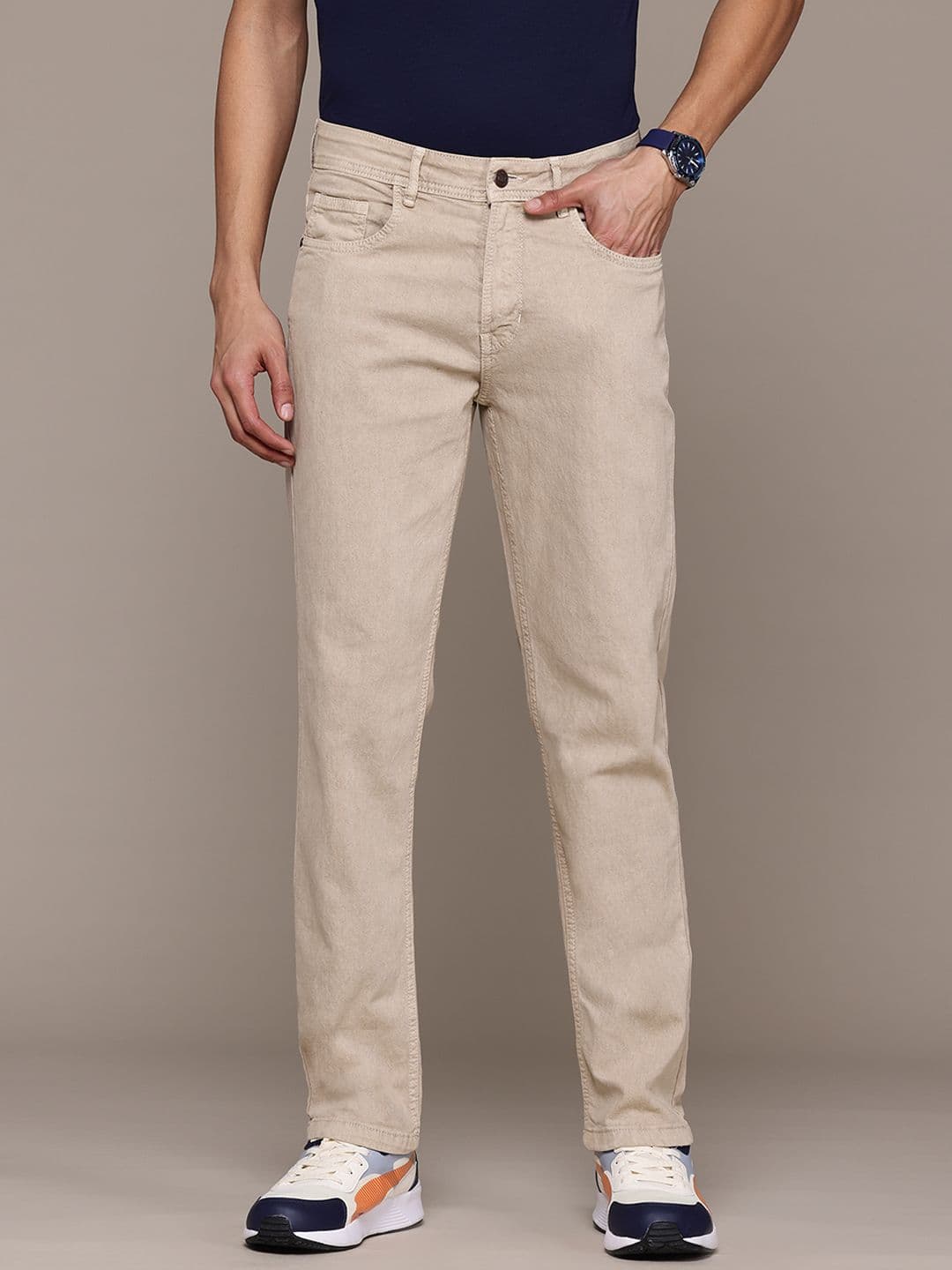 The Roadster Lifestyle Co. Men Stretchable Jeans