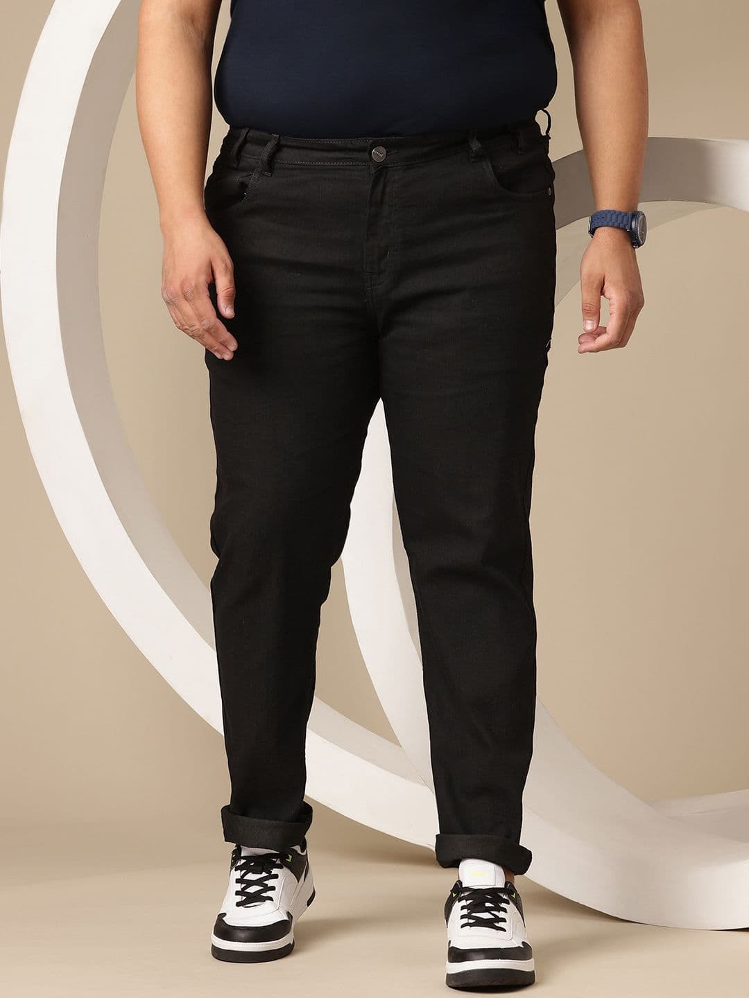 Sztori Men Plus Size Slim Fit Stretchable Jeans - view 1