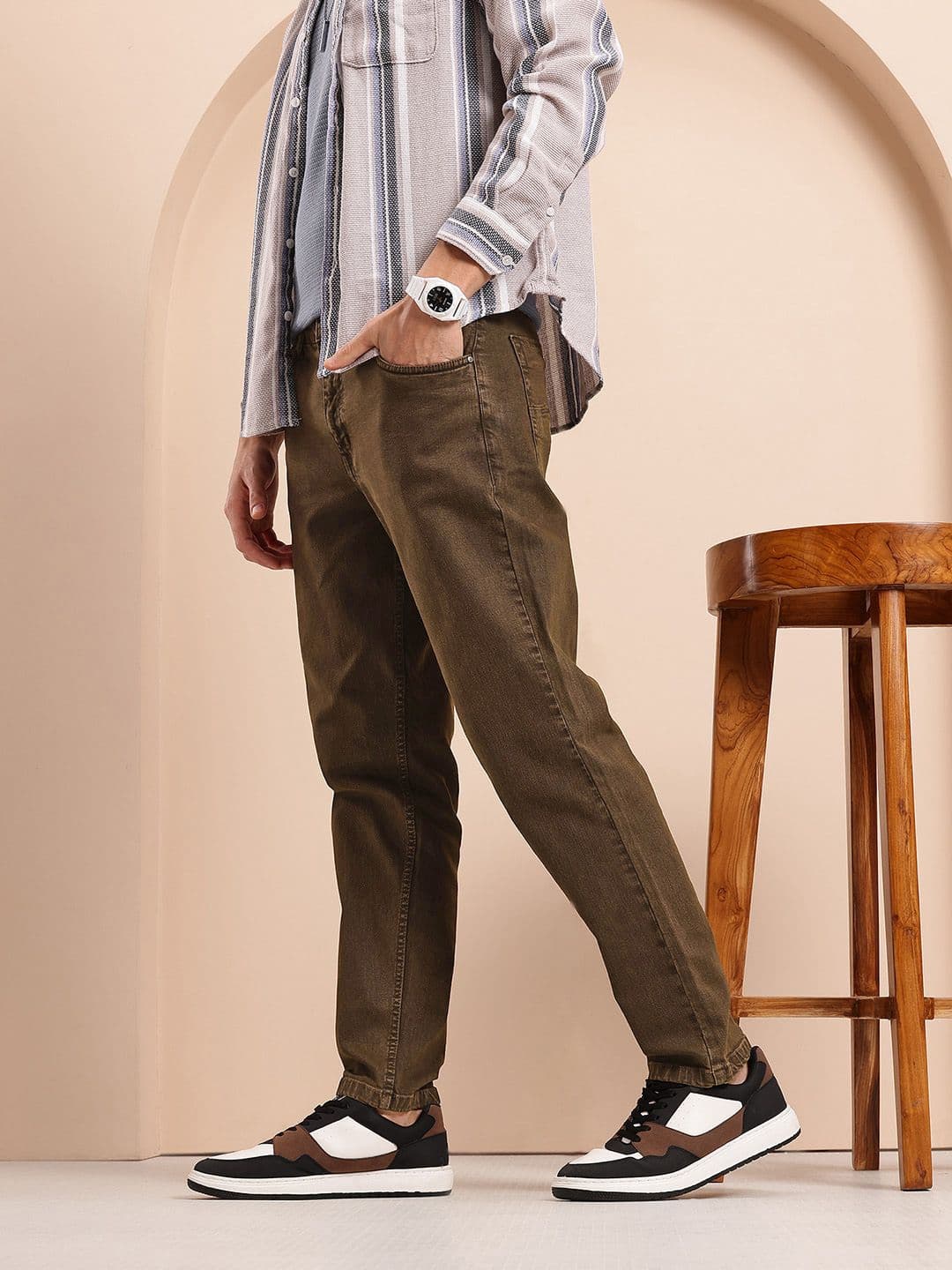 Mast & Harbour Men Slim Fit Stretchable Jeans