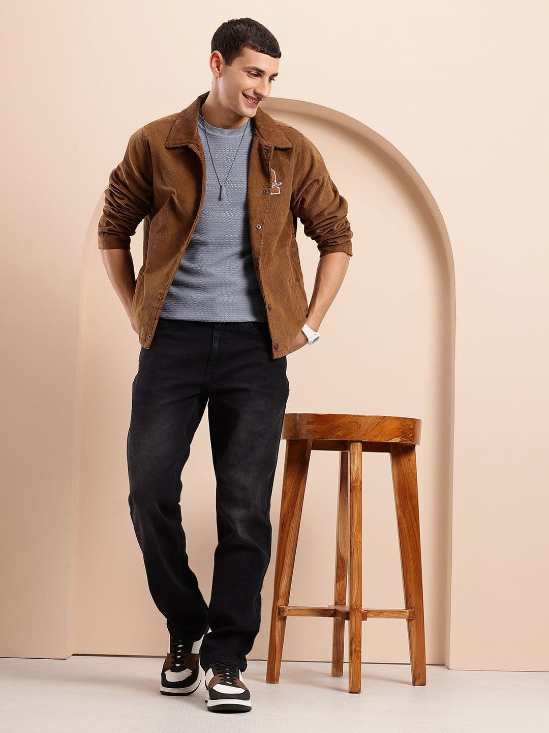 Mast & Harbour Men Light Fade Mid Rise Stretchable Jeans - view 1
