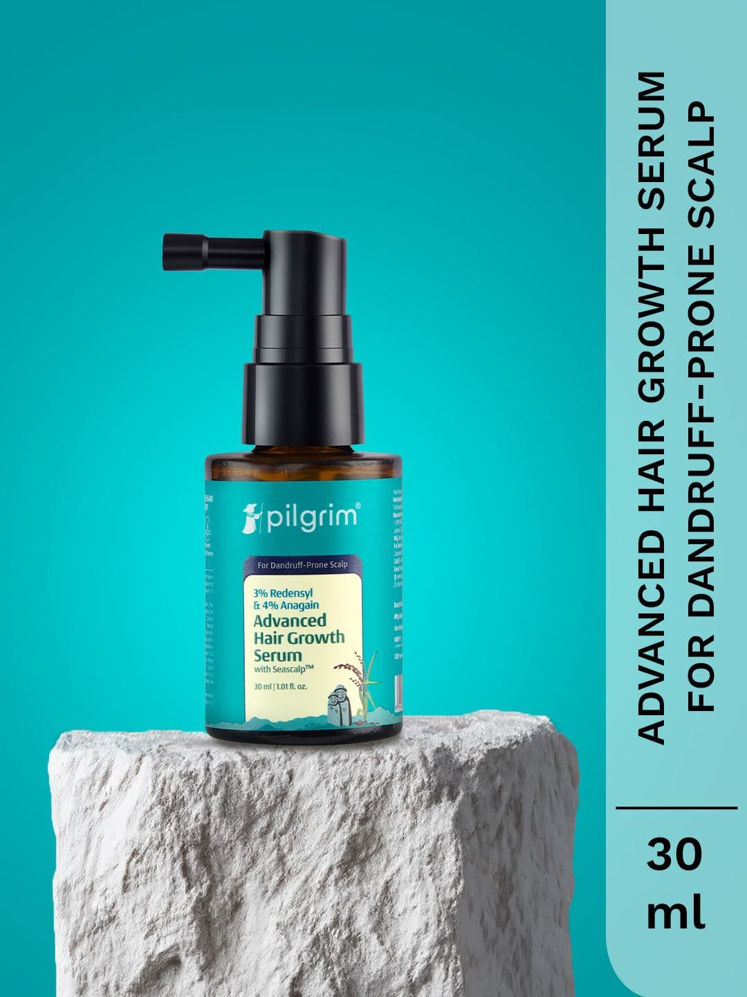 Pilgrim 3% Redensyl & 4% Anagain Advanced Hair Growth Serum - 30ml - view 1