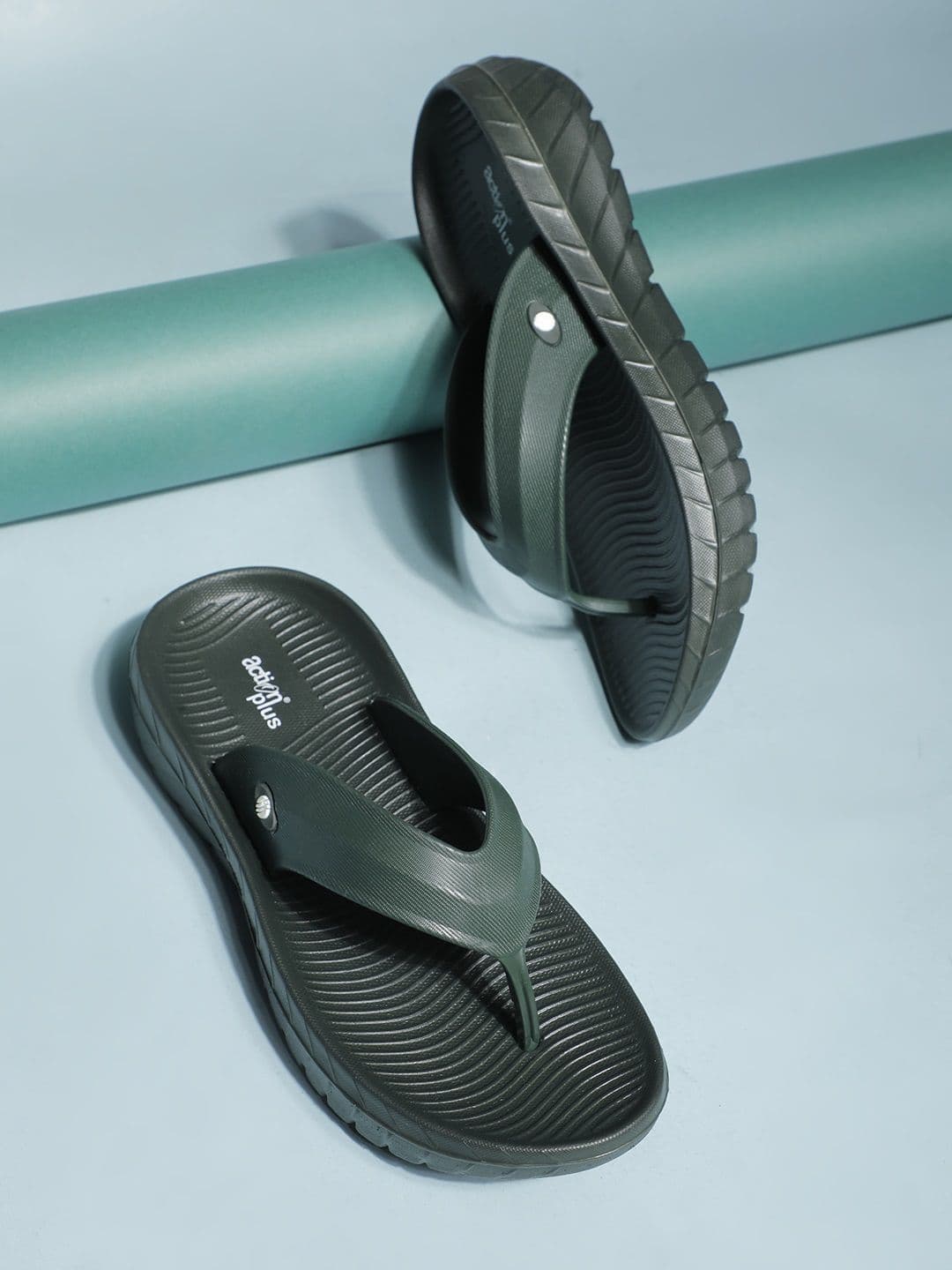 Action Plus Men Rubber Thong Flip-Flops - view 1
