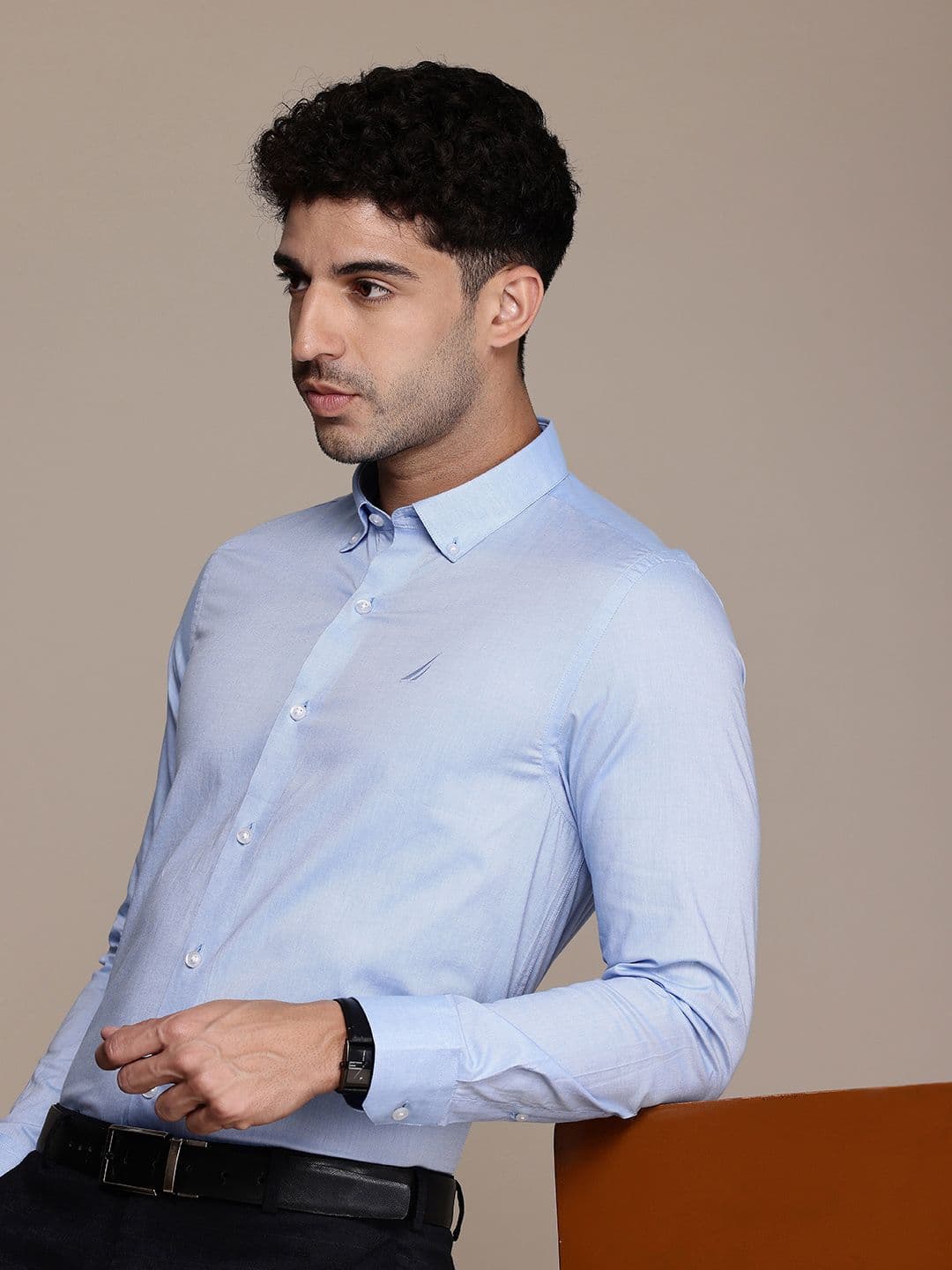 Nautica Men Premium Slim Fit Pure Cotton Formal Shirt - view 1