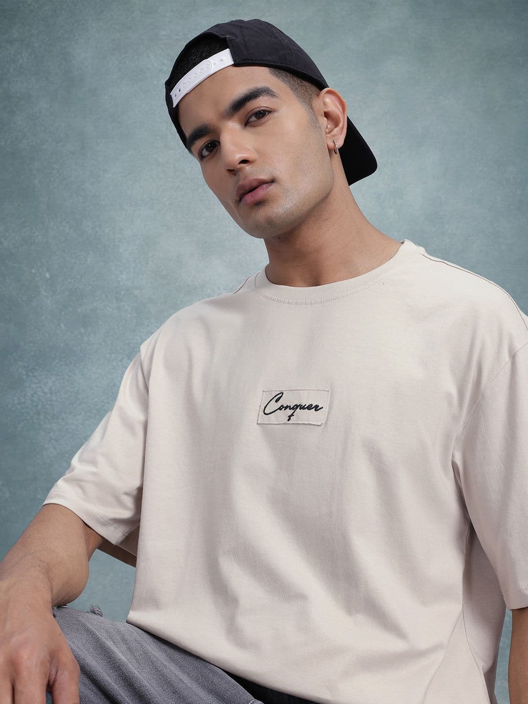 The Roadster Life Co. Relaxed Fit Pure Cotton T-shirt - view 1