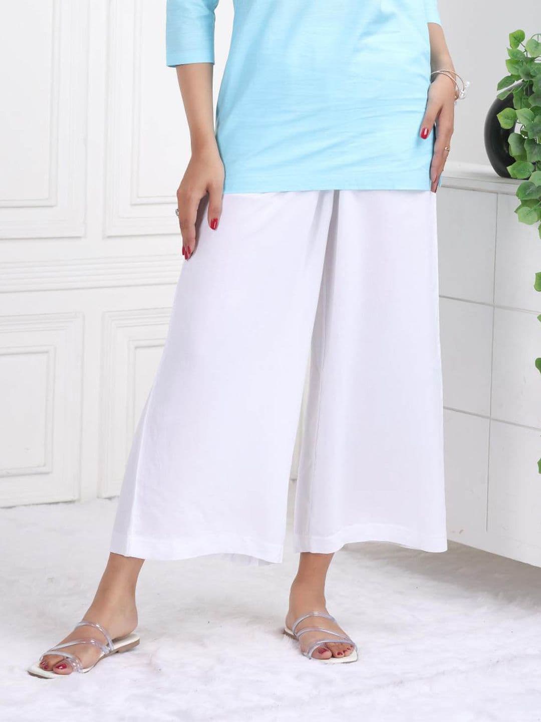 Mlada Women Mid Rise Regular Fit Rayon Casual Palazzo - view 1