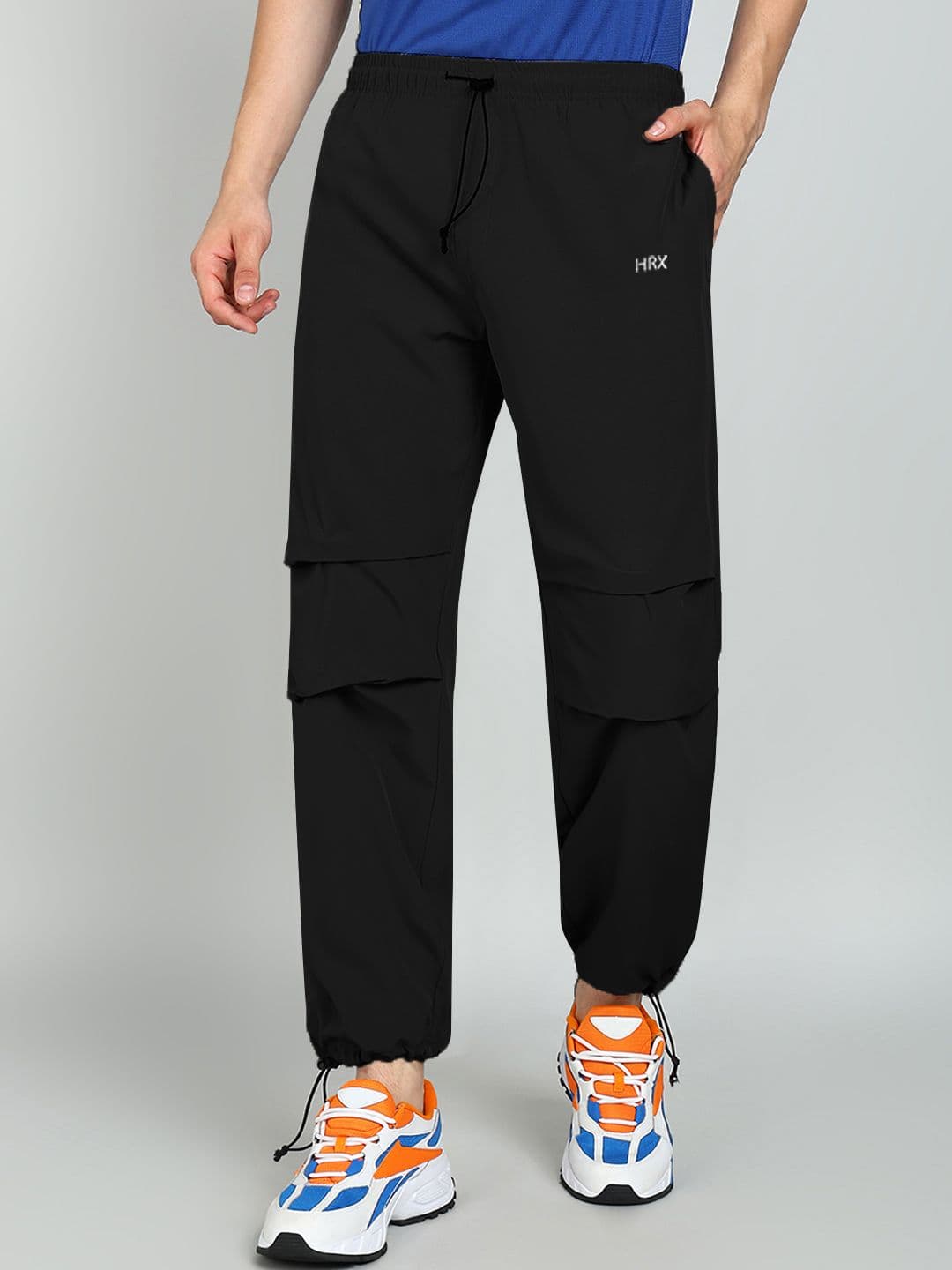 HRX by Hrithik Roshan Men Mid-Rise Parachute Track Pants - view 1