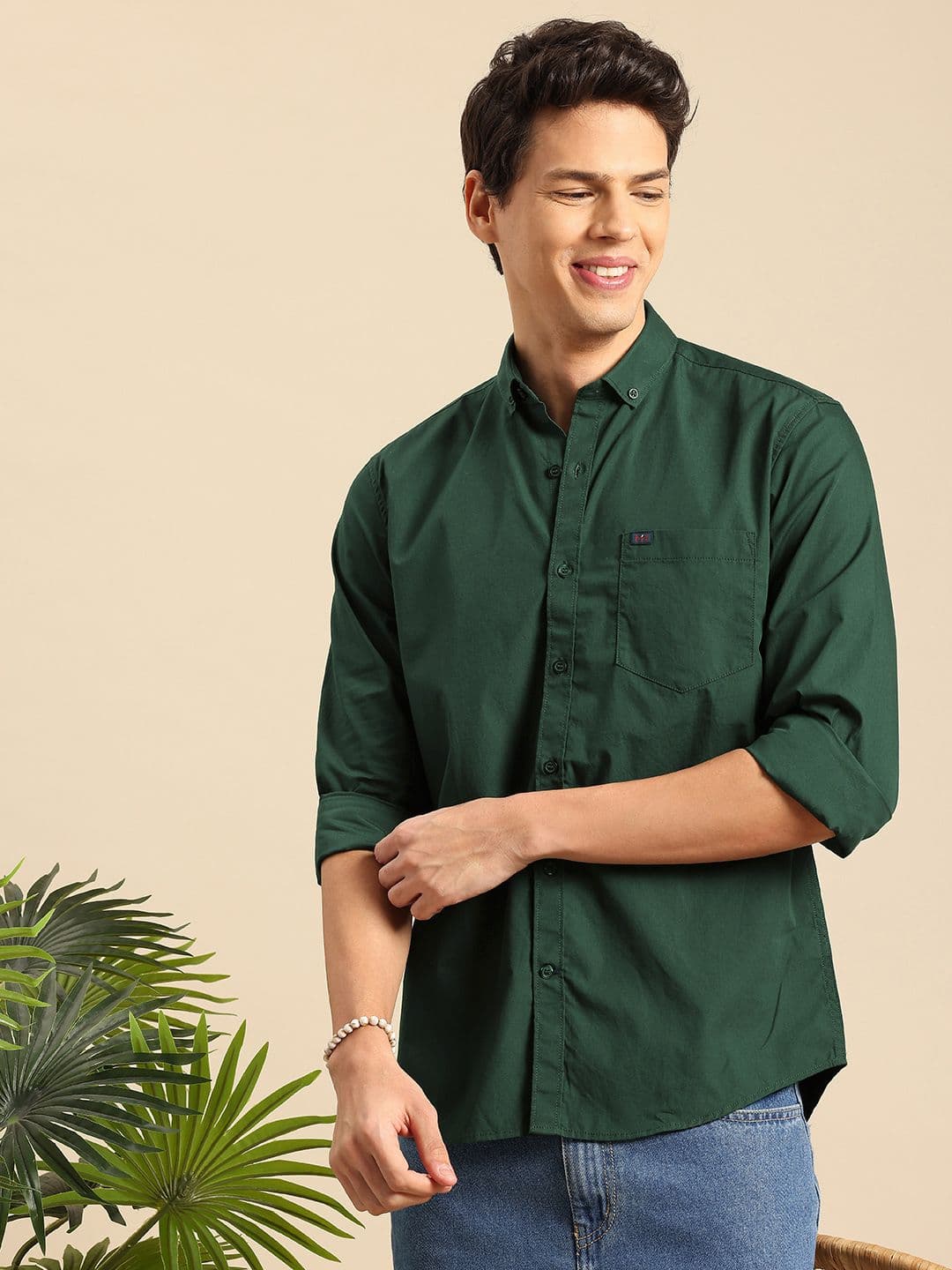 Mast & Harbour Men Standard Cotton Casual Shirt - view 1