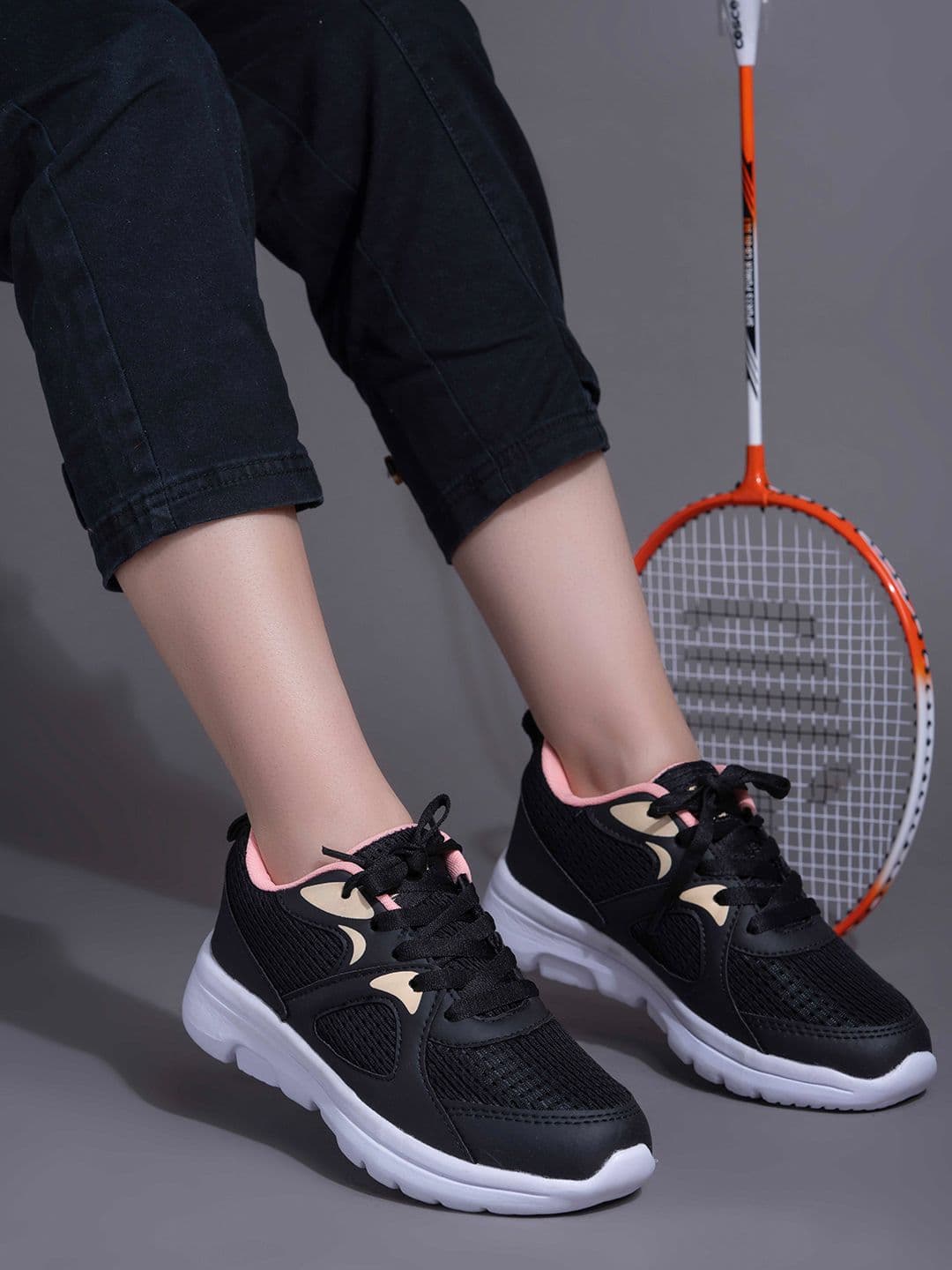 The Roadster Lifestyle Co Women Lightweight Lace-Ups Sports Shoes - view 1