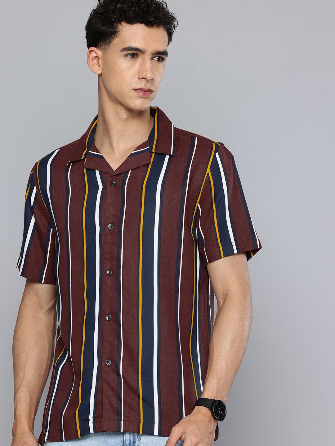 Flying Machine Opaque Striped Casual Shirt - view 1