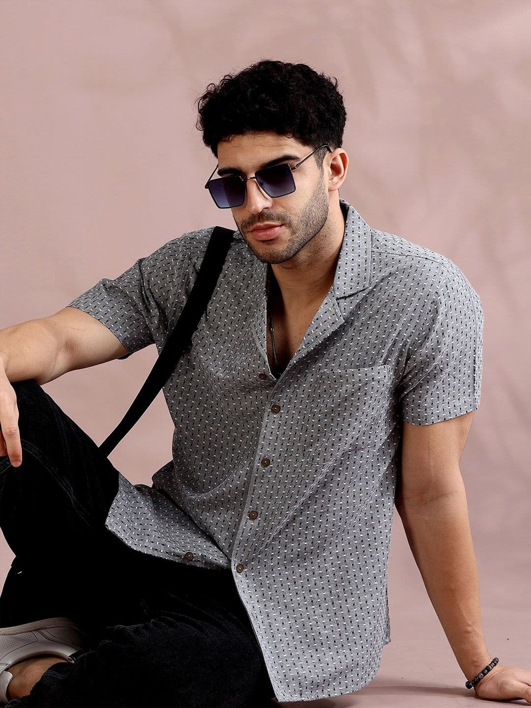FILORI STUDIO Men Woven Design Casual Shirt - view 1