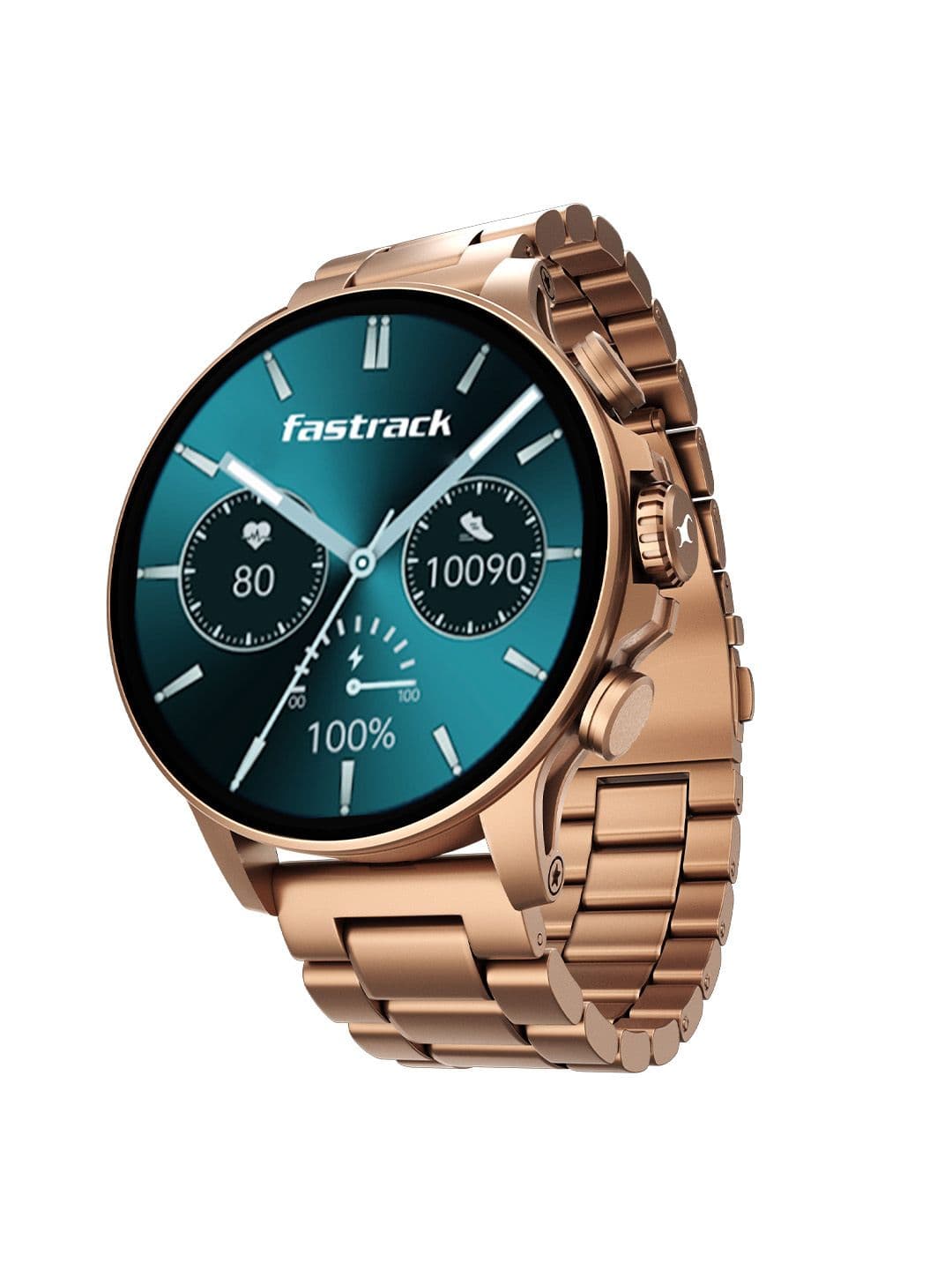 Fastrack Marvellous FX2 1.54 AMOLED Display 1000Nits Working Crown BT Calling Smart Watch - view 1