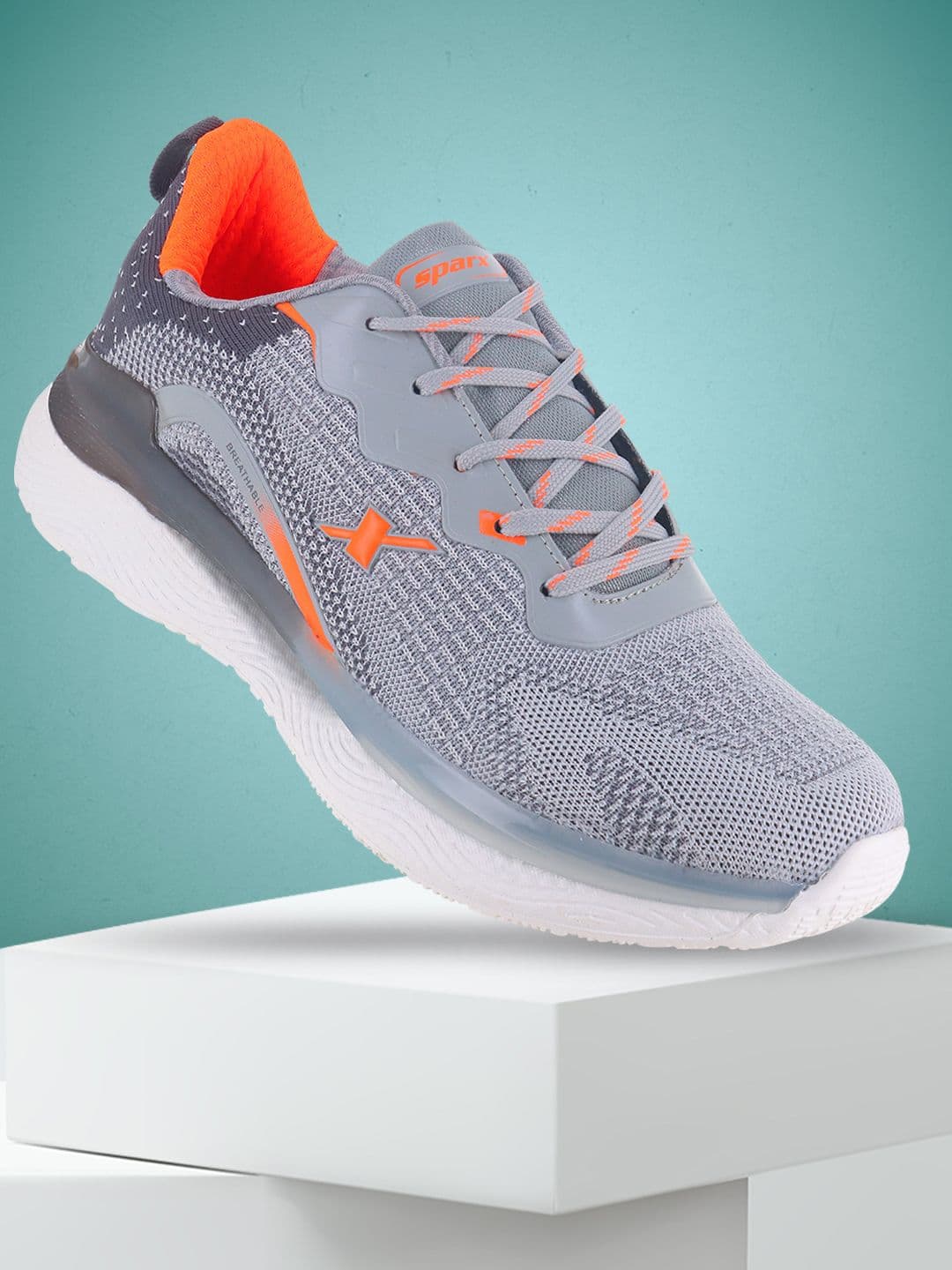Sparx Men Mesh Lace-Up Sport Shoes - view 1