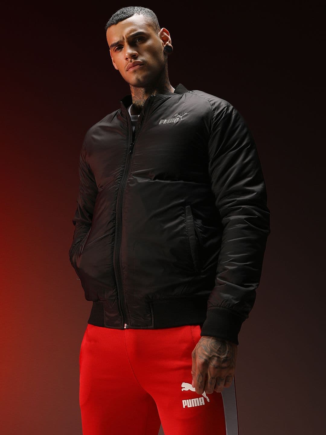 Puma Men Slim Fit Bomber Jacket - view 1