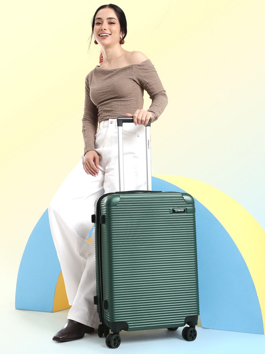 WROGN Unisex Hard Shell Medium Trolley Suitcase 55.7L - view 1