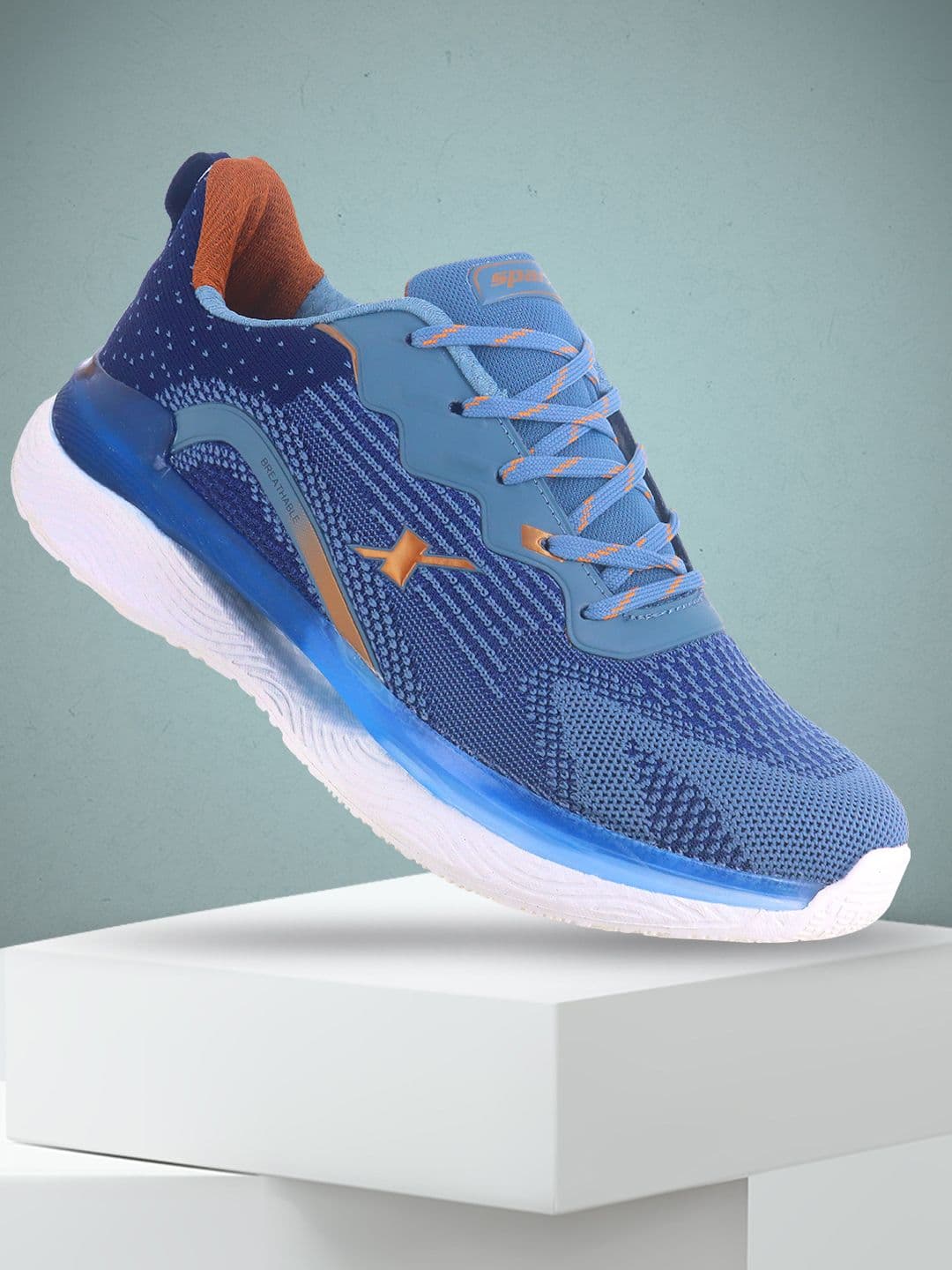 Sparx Men Mesh Lace-Up Sport Shoes - view 1