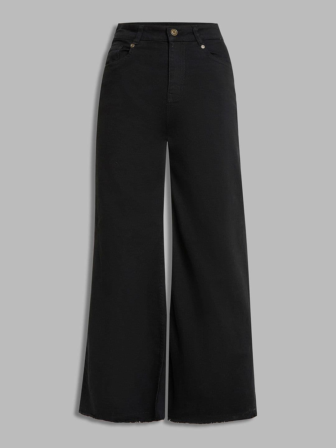 Miss Chase Women Wide Leg High-Rise Stretchable Jeans - view 1