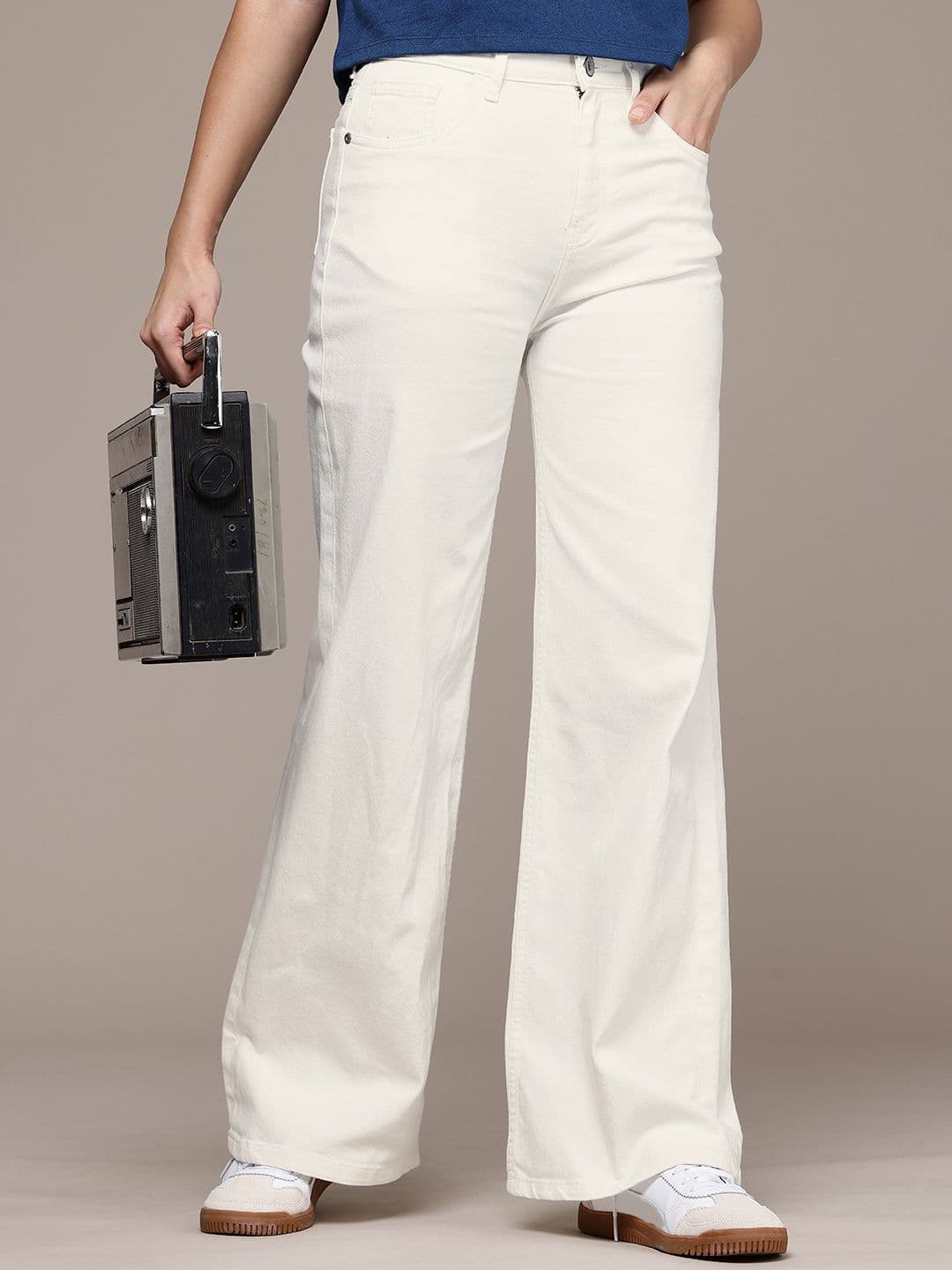 The Roadster Life Co. Women Wide Leg High-Rise Stretchable Jeans - view 1
