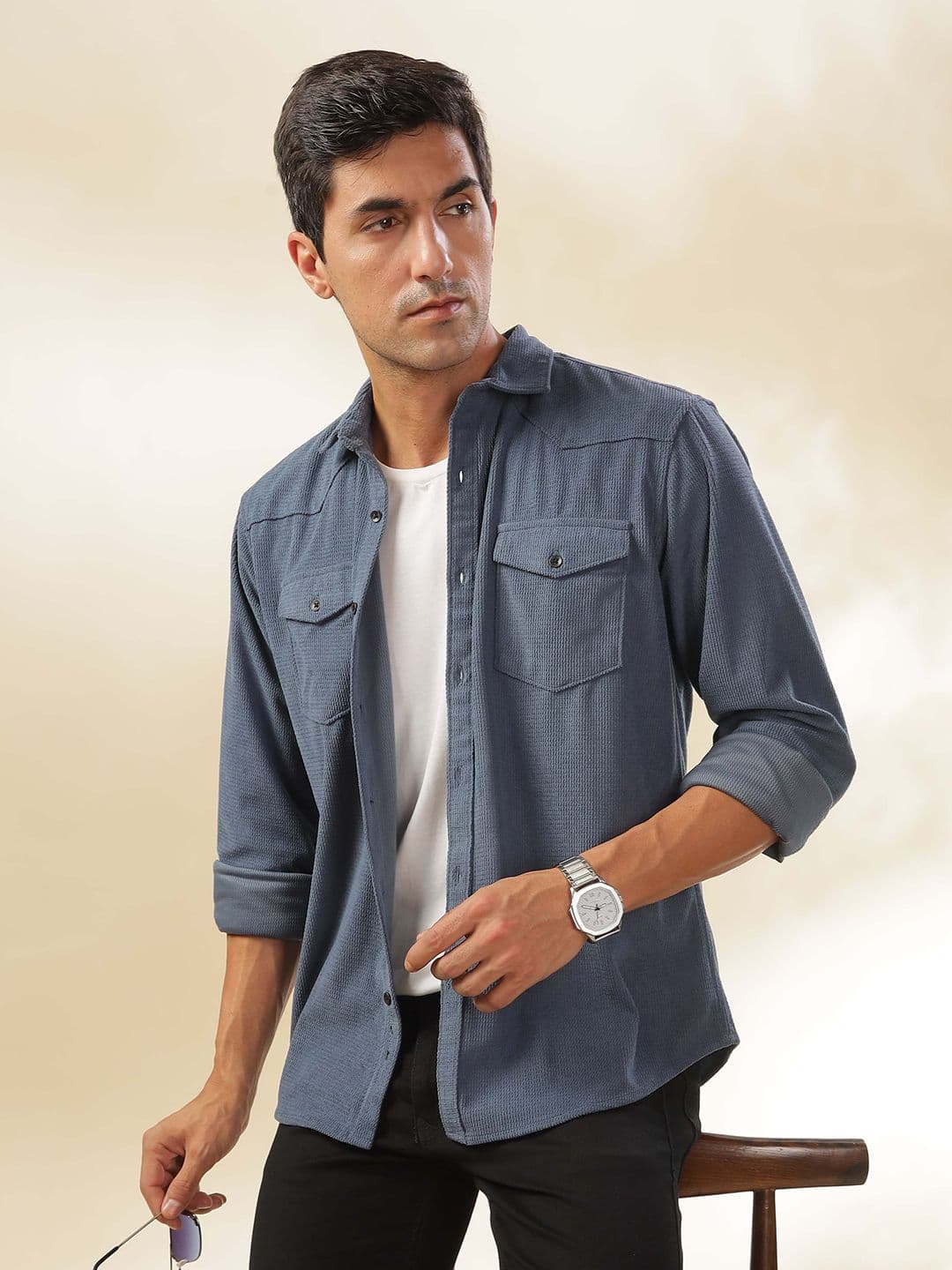 HERE&NOW Men Opaque Casual Shirt - view 1