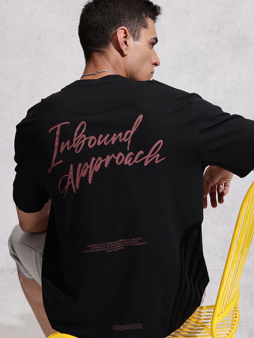 WROGN Typography Printed Cotton Regular Fit T-shirt - view 1