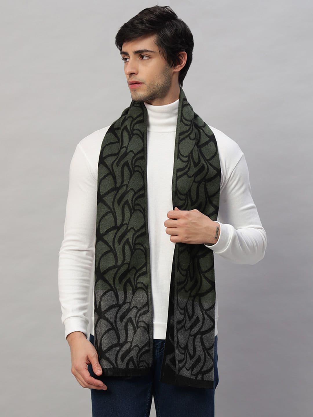 HANDICRAFT PALACE Men Merino Wool Mufflers - view 1