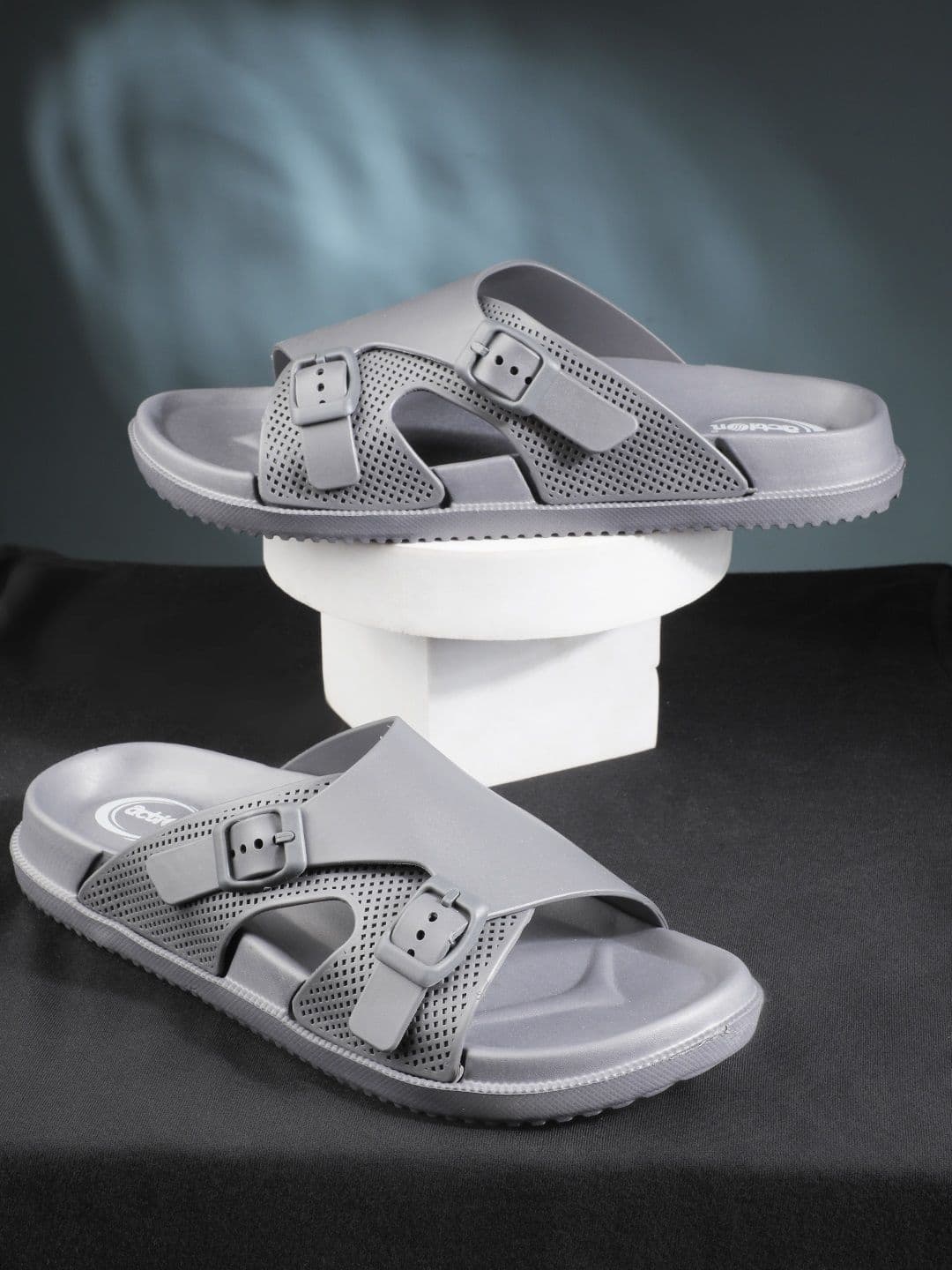 Action Plus Men Synthetic Comfort Sandals With Buckle Details - view 1