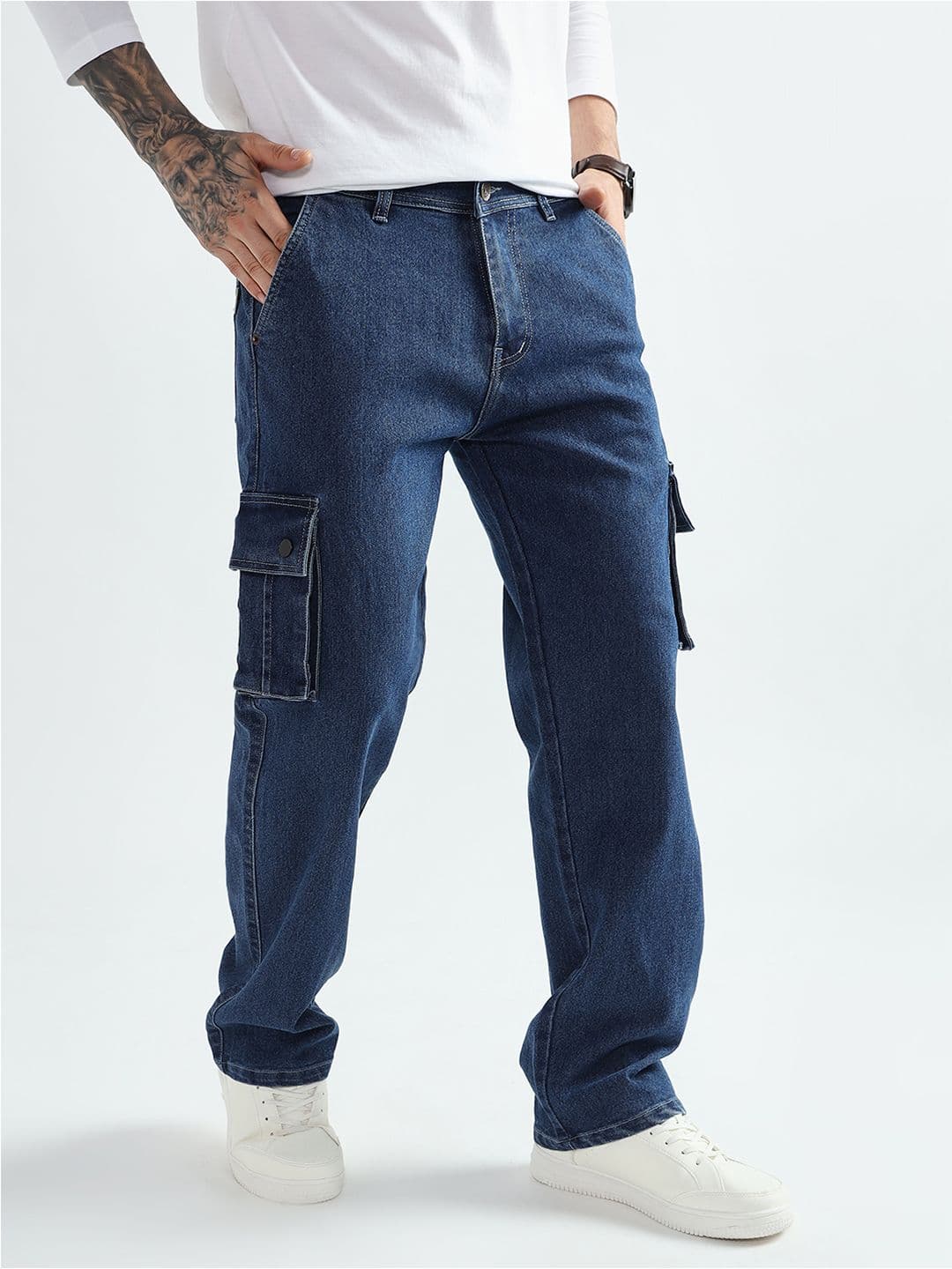 DENIMLOOK Men Light Fade Stretchable Jeans - view 1