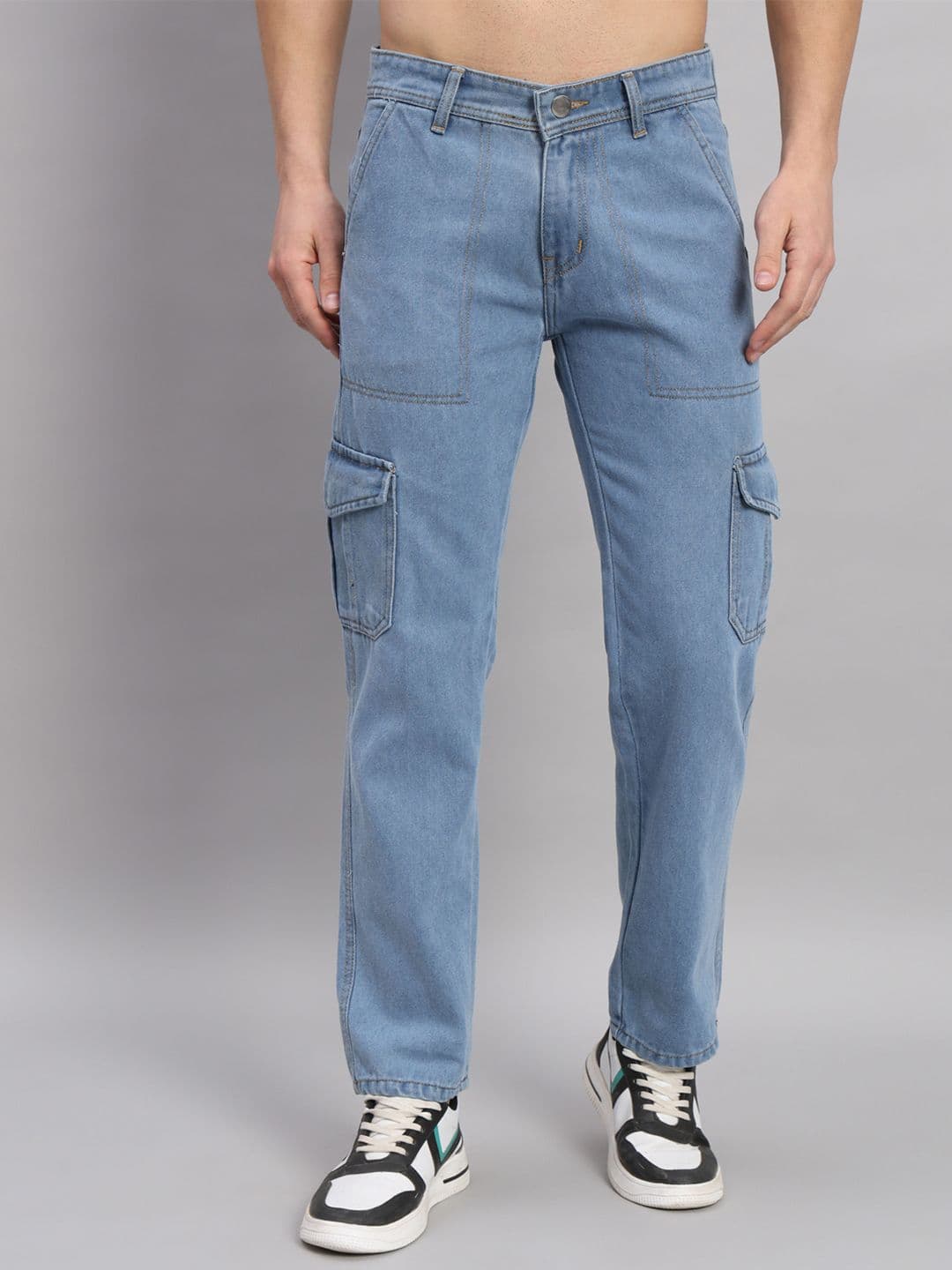DENIMLOOK Men Light Fade Stretchable Jeans - view 1