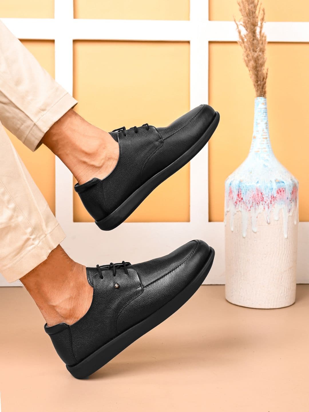 San Frissco Men Leather Formal Derbys - view 1
