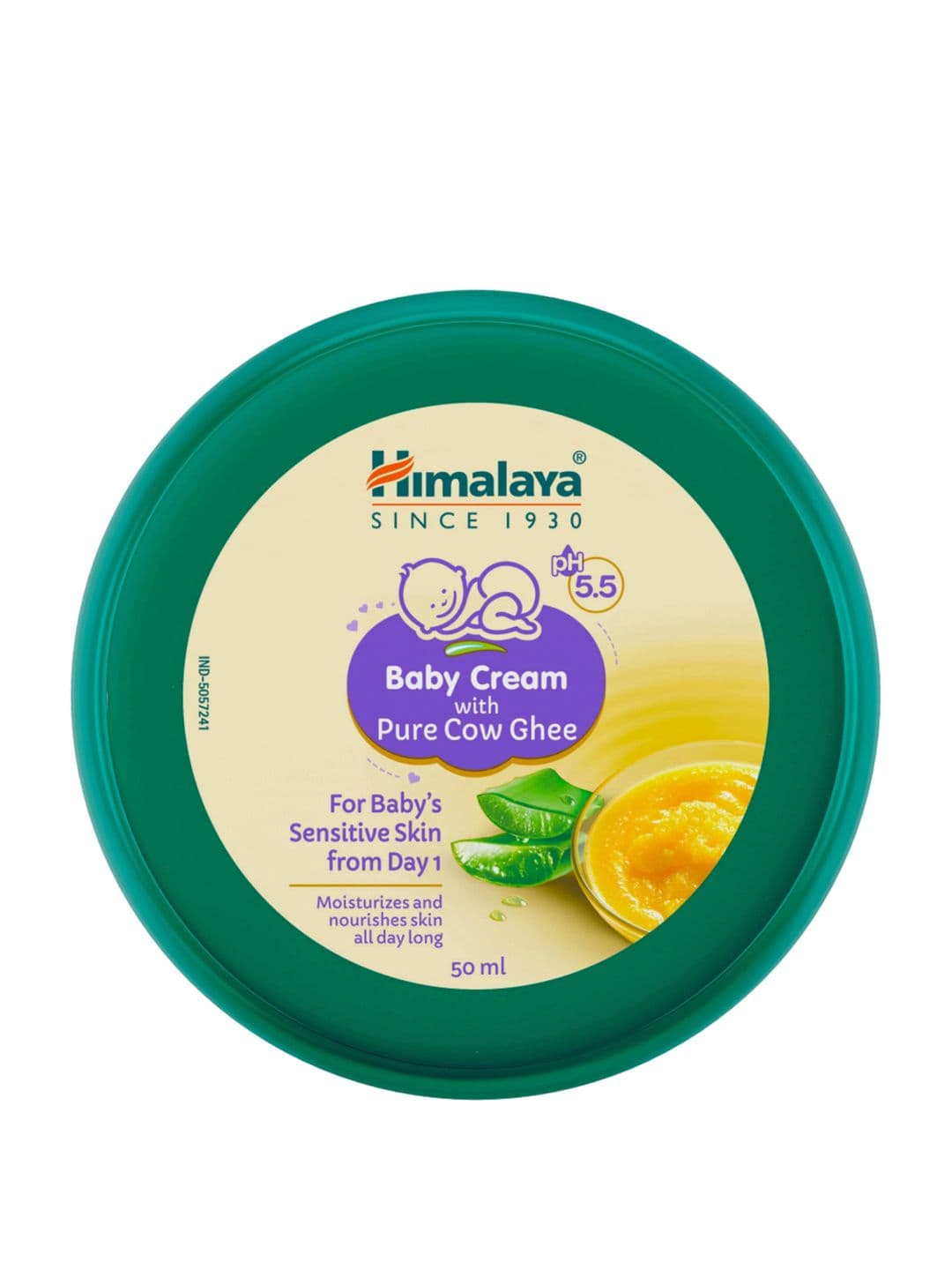 Himalaya Baby Pure Cow Ghee Cream ph 5.5 - 50ml - view 1