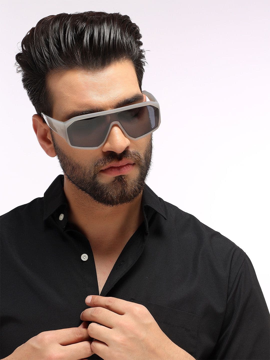 Eyejack by Voyage Unisex Wayfarer Sunglasses with UV Protected Lens ID2329CL862 - view 1