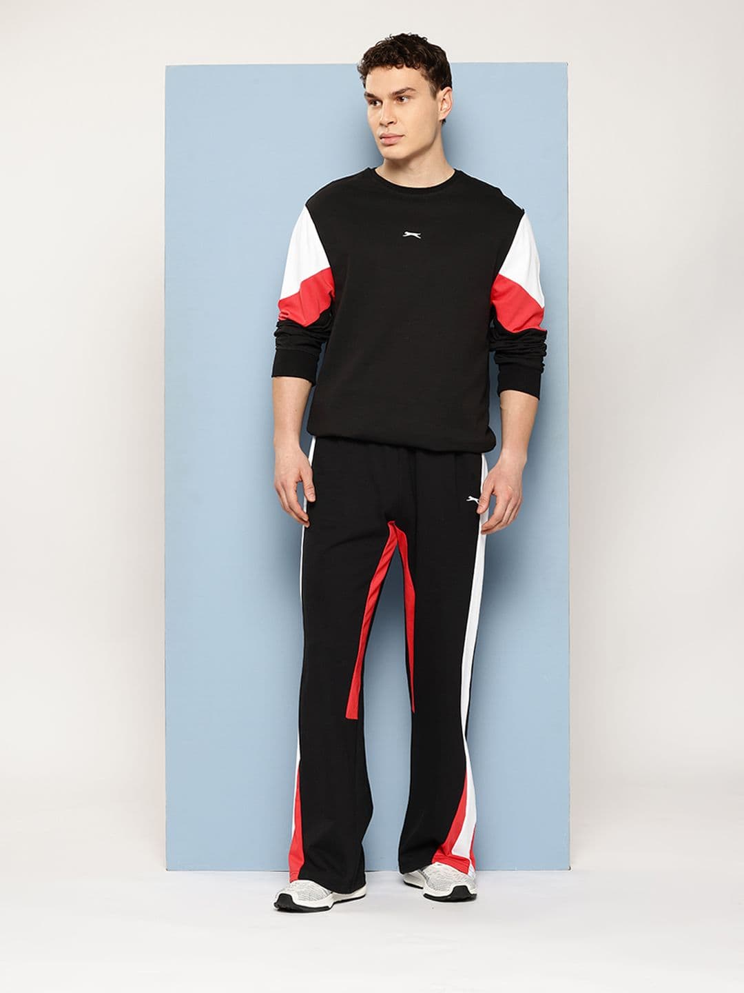 Slazenger Cotton Colourblocked Detail Athleisure Tracksuit - view 1