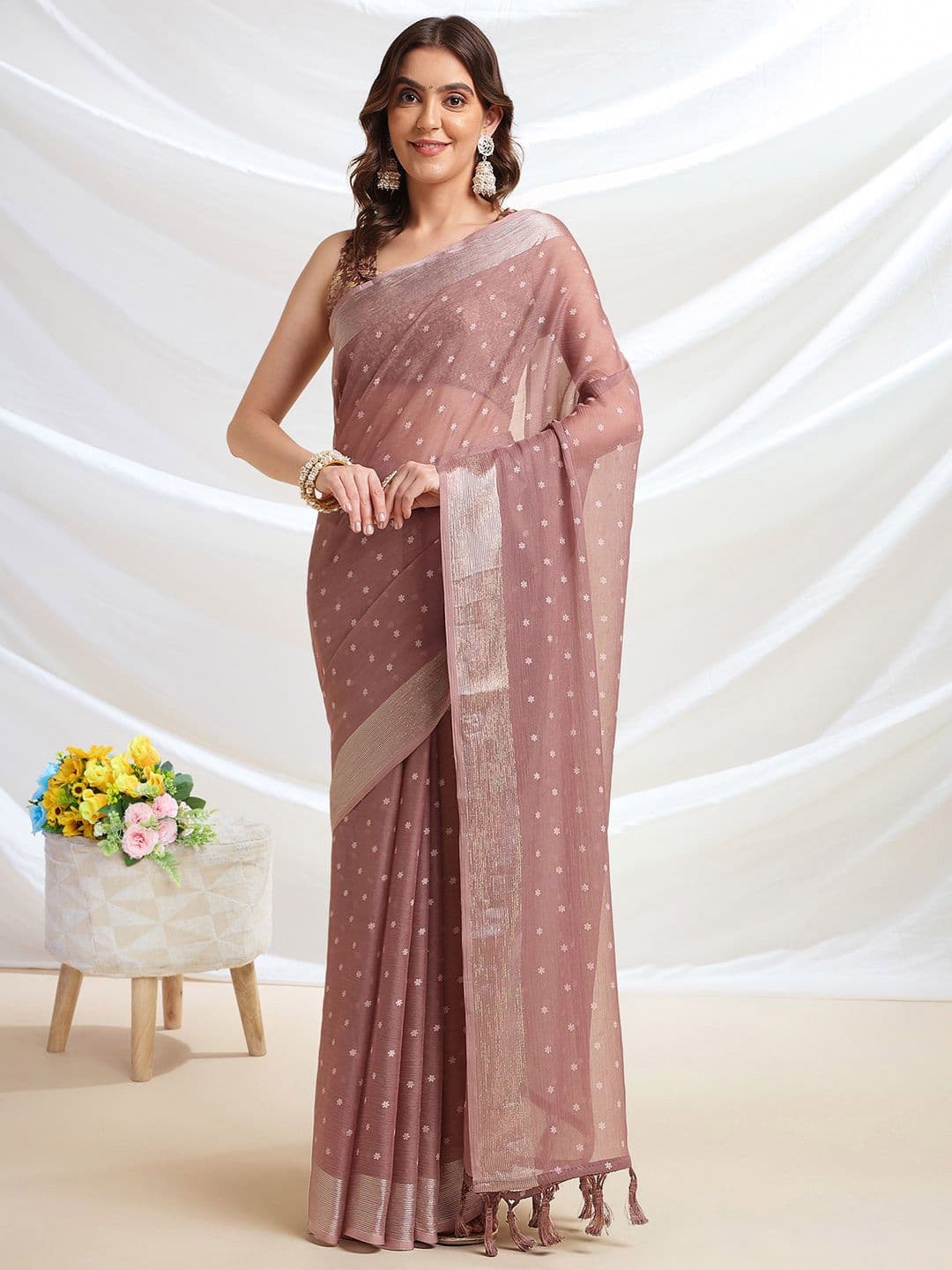 Mitera Woven Design Zari Ready to Wear Saree - view 1