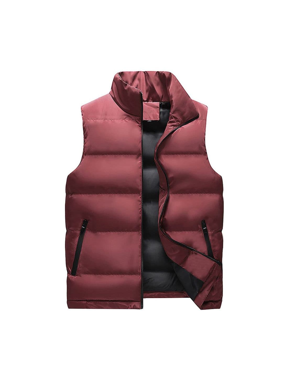 StyleCast x Revolte Mock Collar Gilet Casual Jacket - view 1