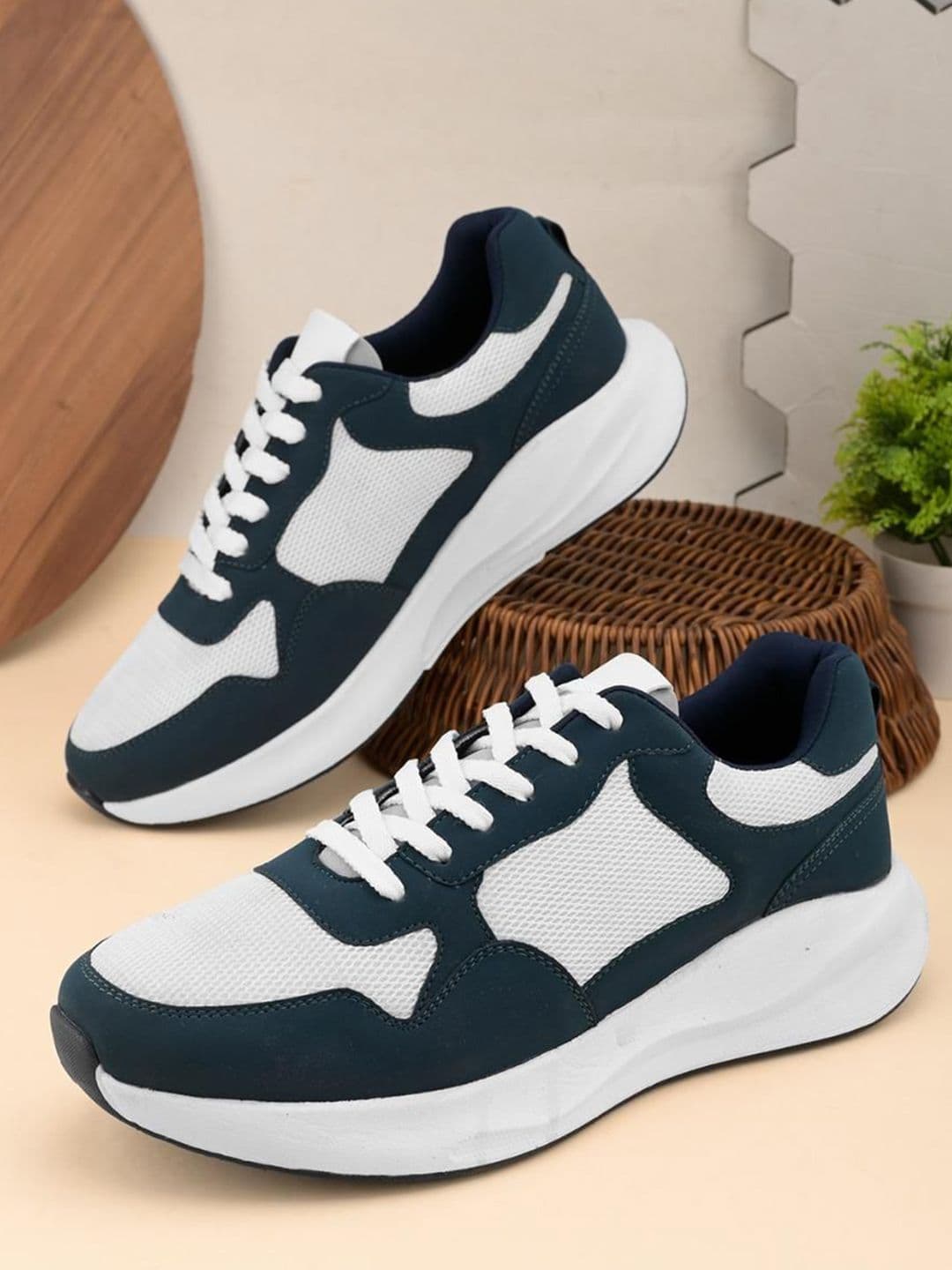 The Roadster Lifestyle Co Men Colorblocked Lace-Ups Sports Shoes - view 1