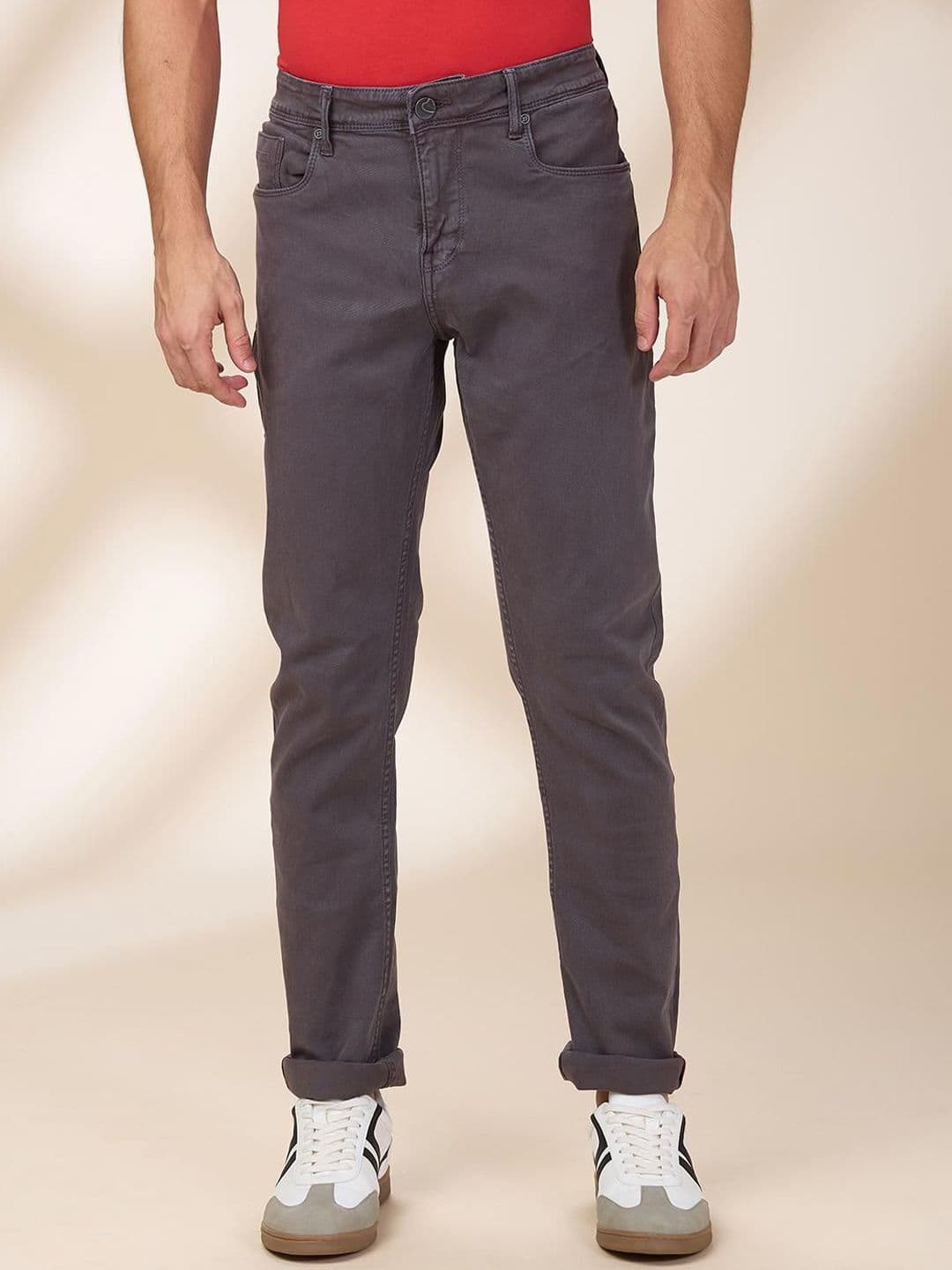 Being Human Men Classic Skinny Fit Stretchable Mid-Rise Jeans - view 1