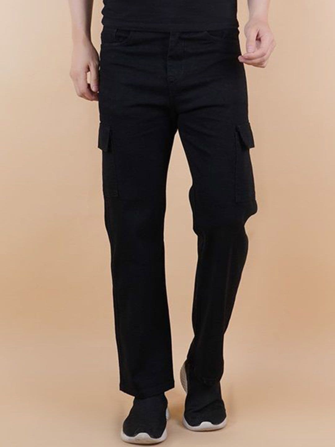 LINARIA Men Classic Mid-Rise Jogger Fit Cargo Styles Jeans - view 1