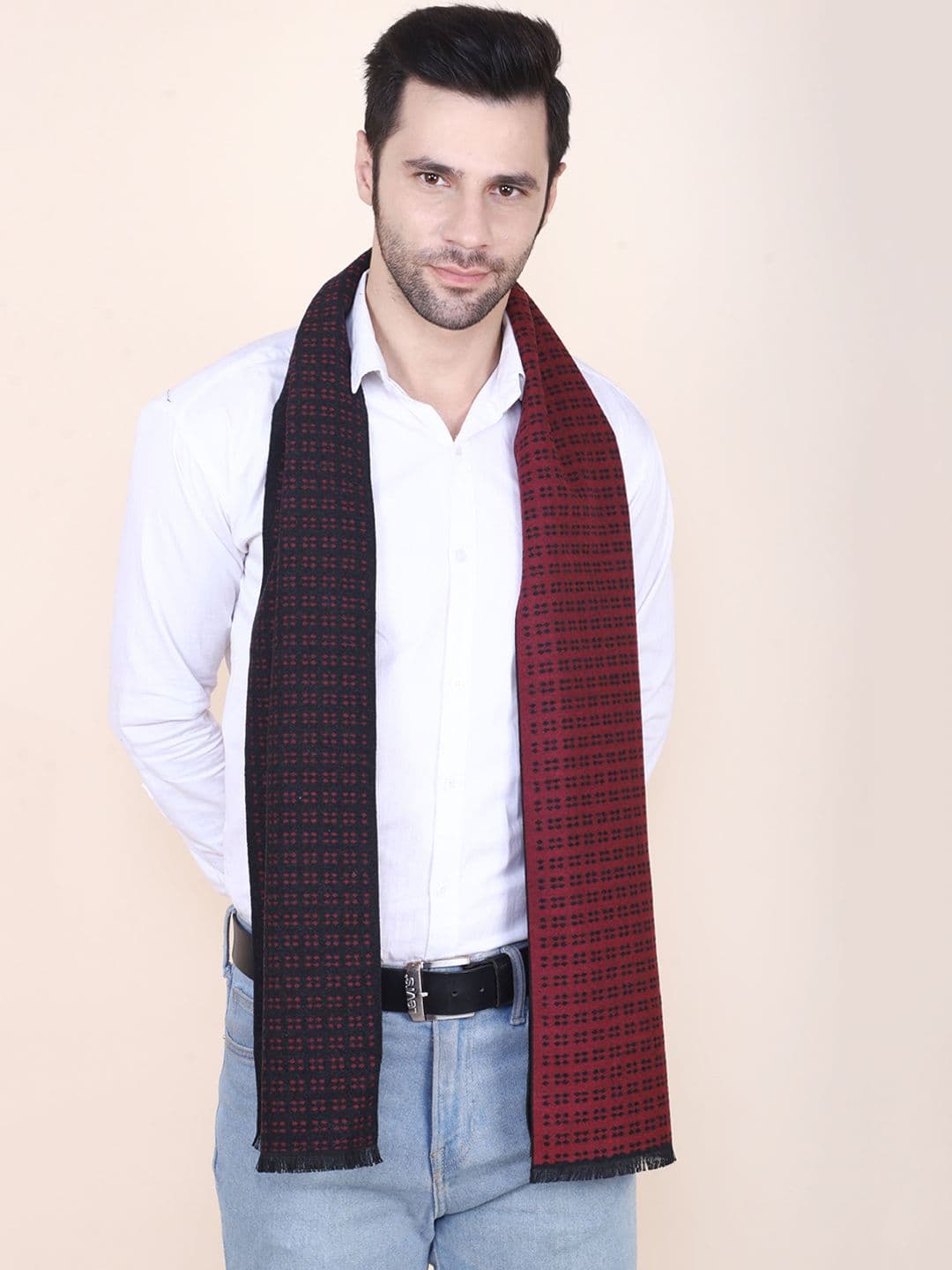 Calvadoss Men Self Design Mufflers - view 1