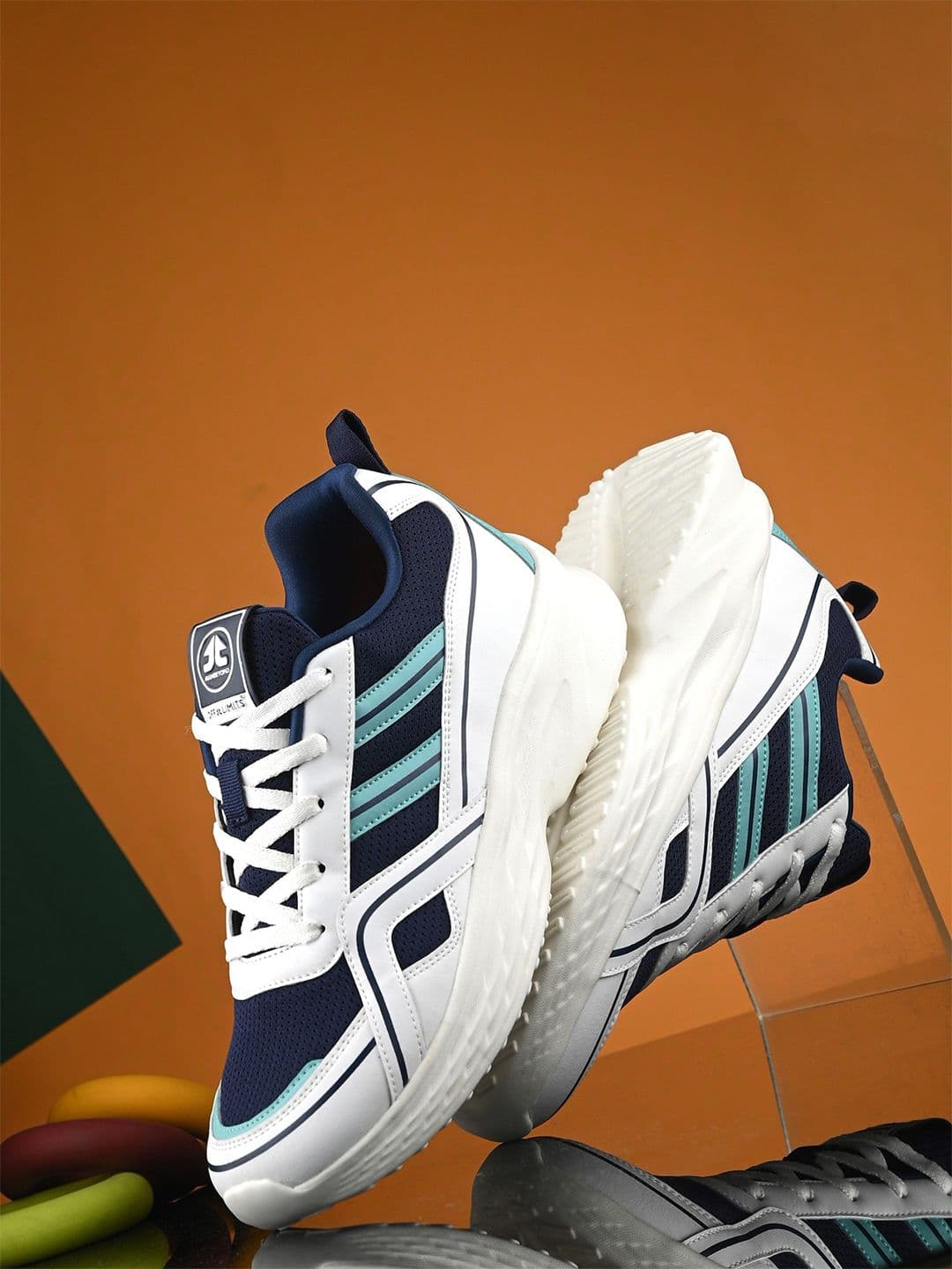 OFF LIMITS Ocm Navy Blue Mesh Running Shoes - view 1