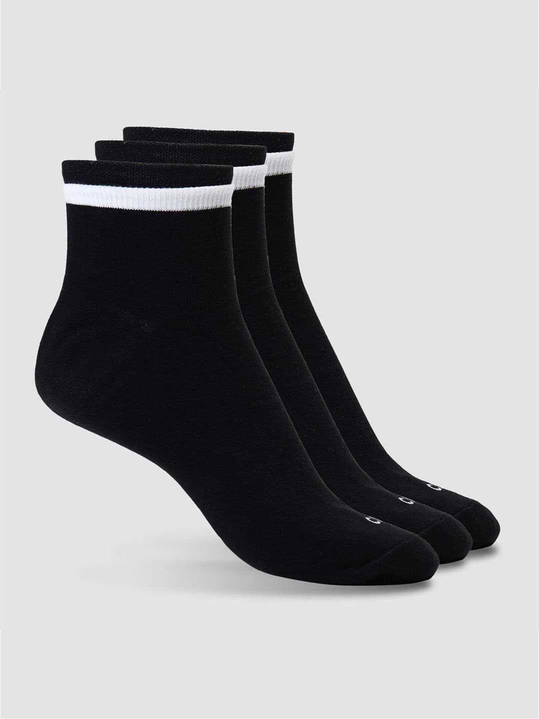 CULT Men S2 Ankle Length Cotton Black Socks - view 1