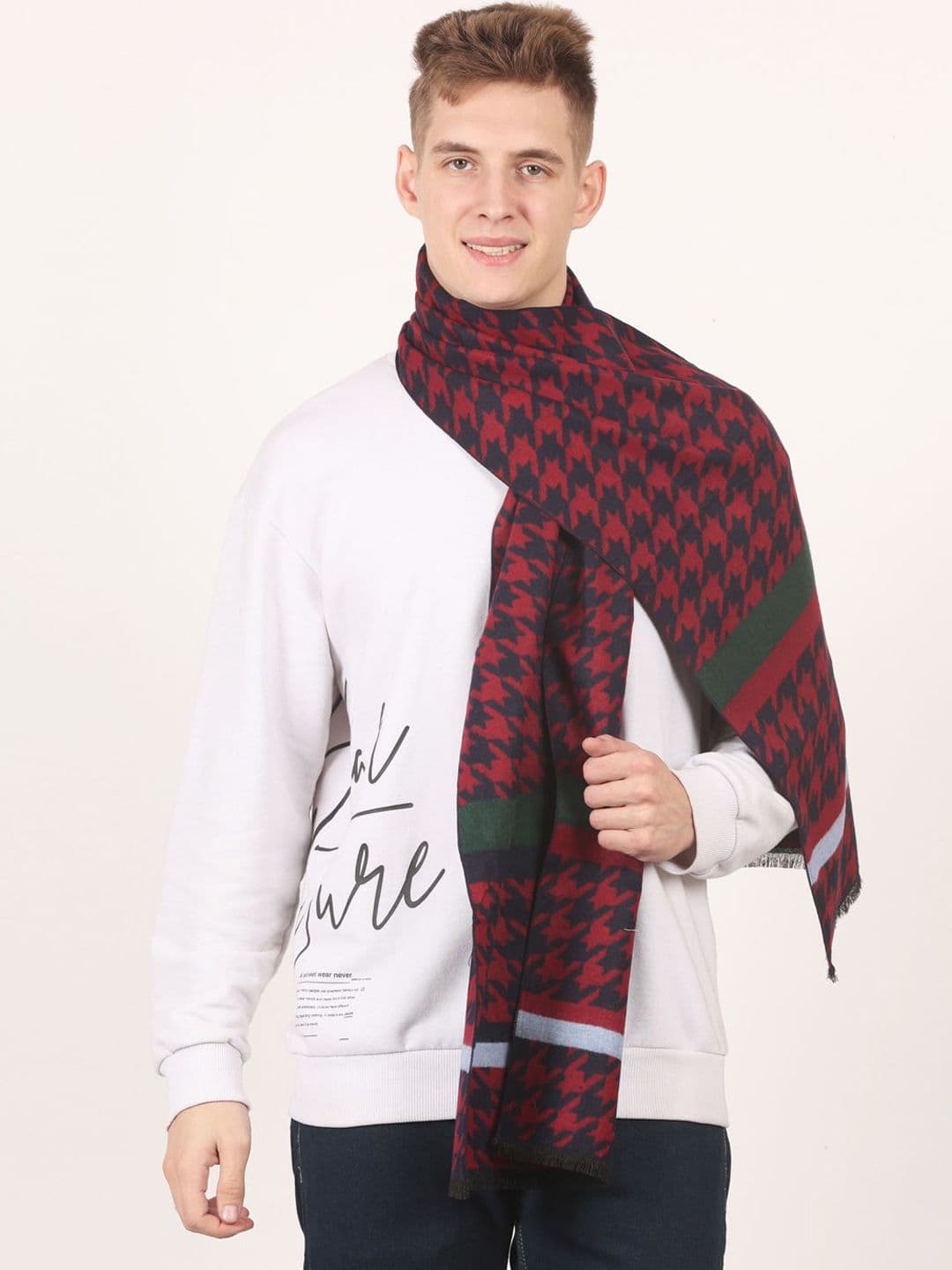 Calvadoss Men Patterned Mufflers - view 1
