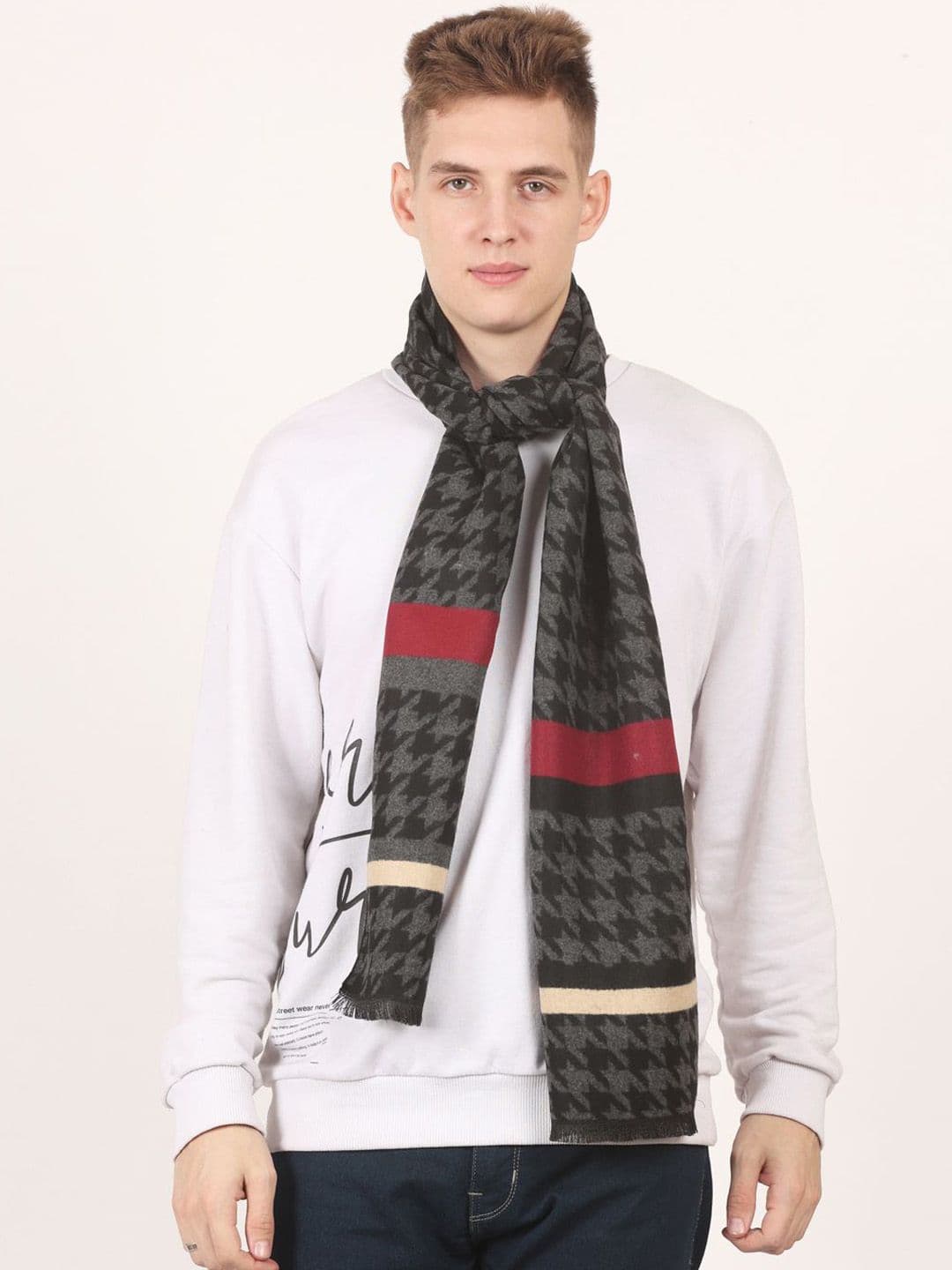Calvadoss Men Patterned Mufflers - view 1