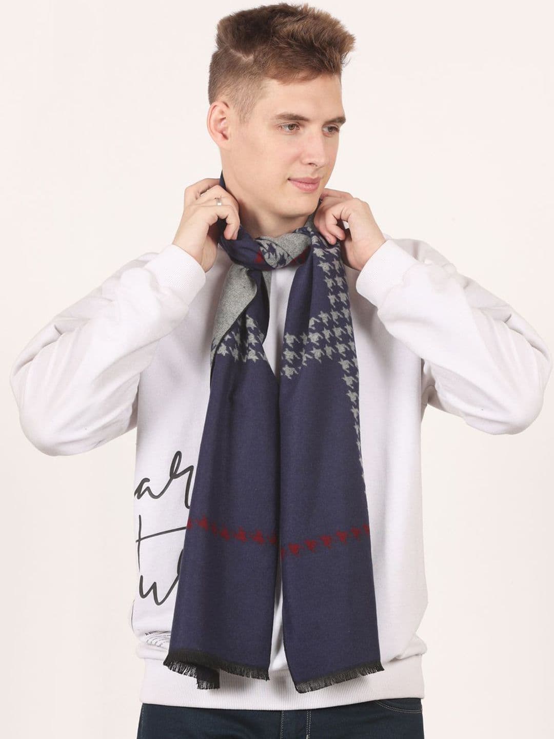 Calvadoss Men Patterned Winter Mufflers - view 1