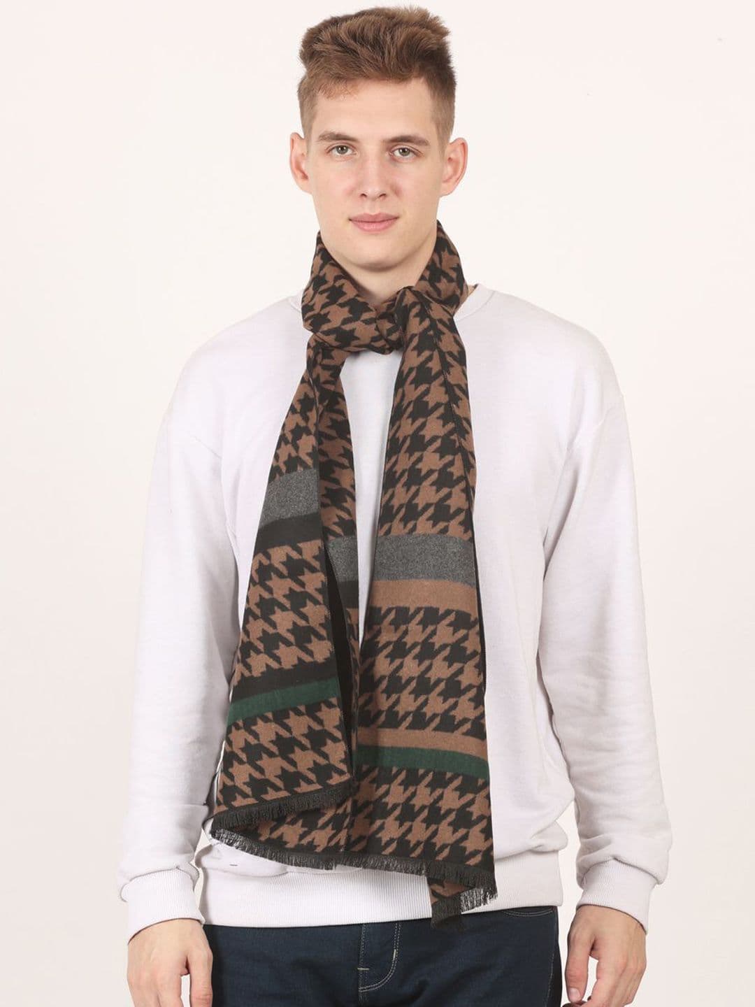 Calvadoss Men Patterned Mufflers - view 1