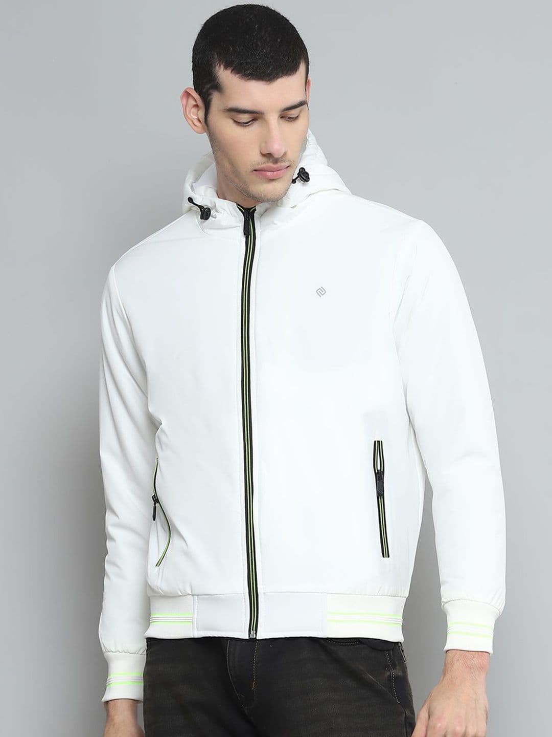 Cloak & Decker Men Hooded Solid Casual Bomber Lightweight Jacket - view 1