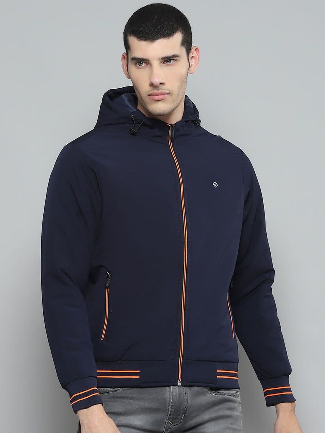 Cloak & Decker Men Hooded Solid Casual Bomber Lightweight Jacket - view 1