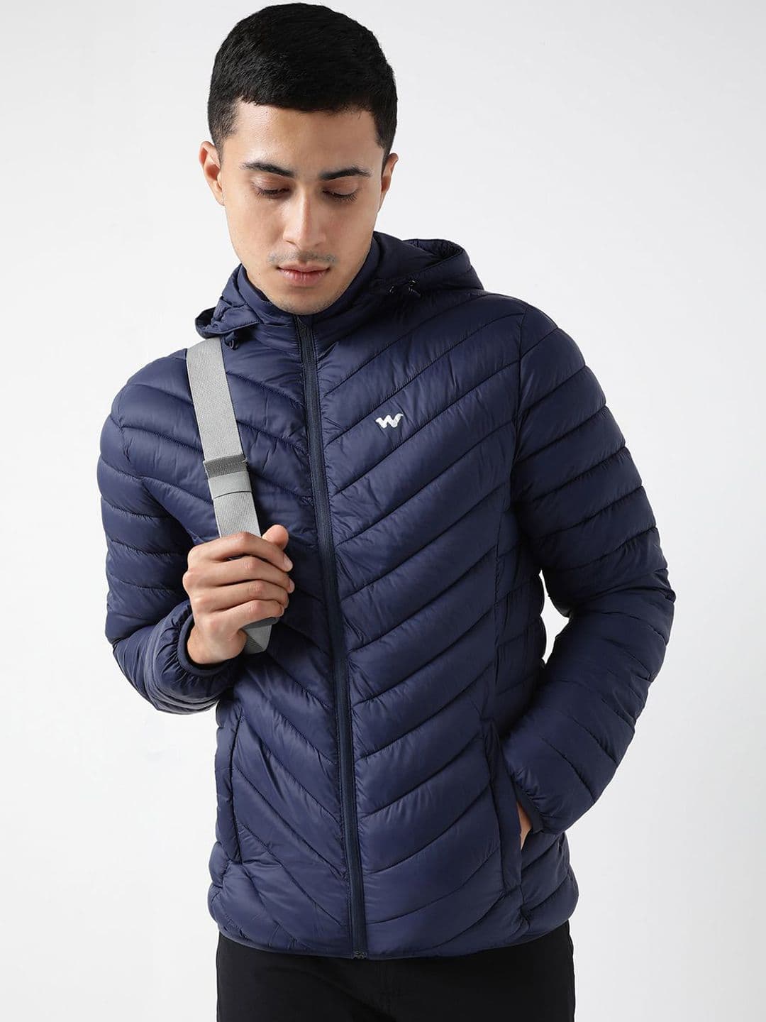 Wildcraft Men Hooded Solid Casual Puffer Lightweight Jacket - view 1