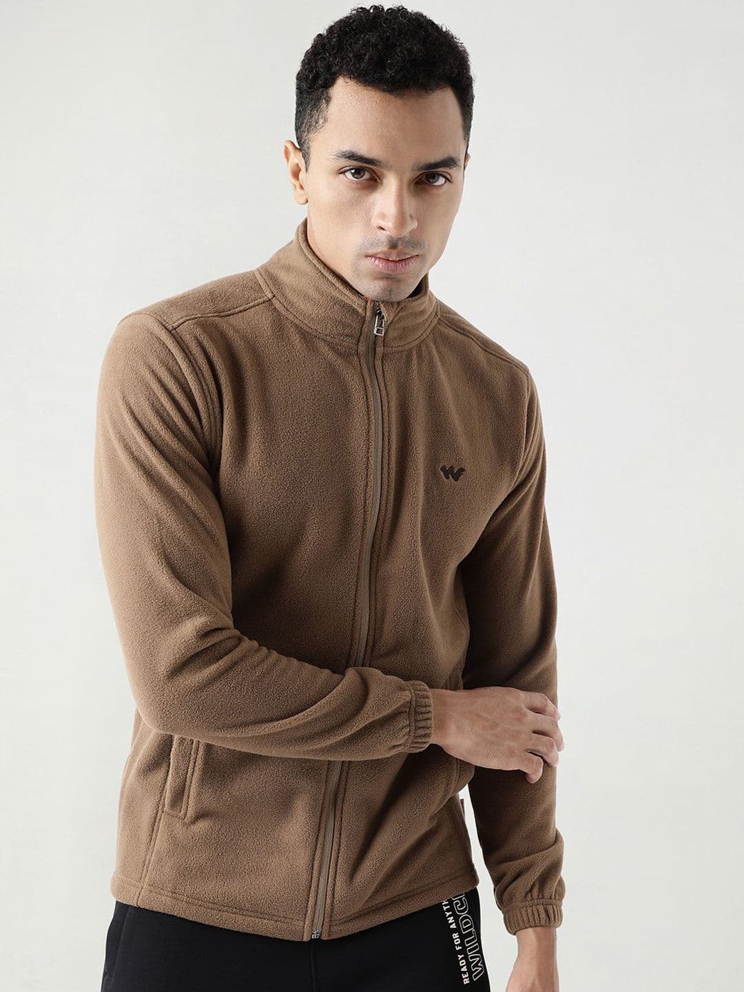 Wildcraft Men Mock Collar Solid Casual Bomber Lightweight Jacket - view 1