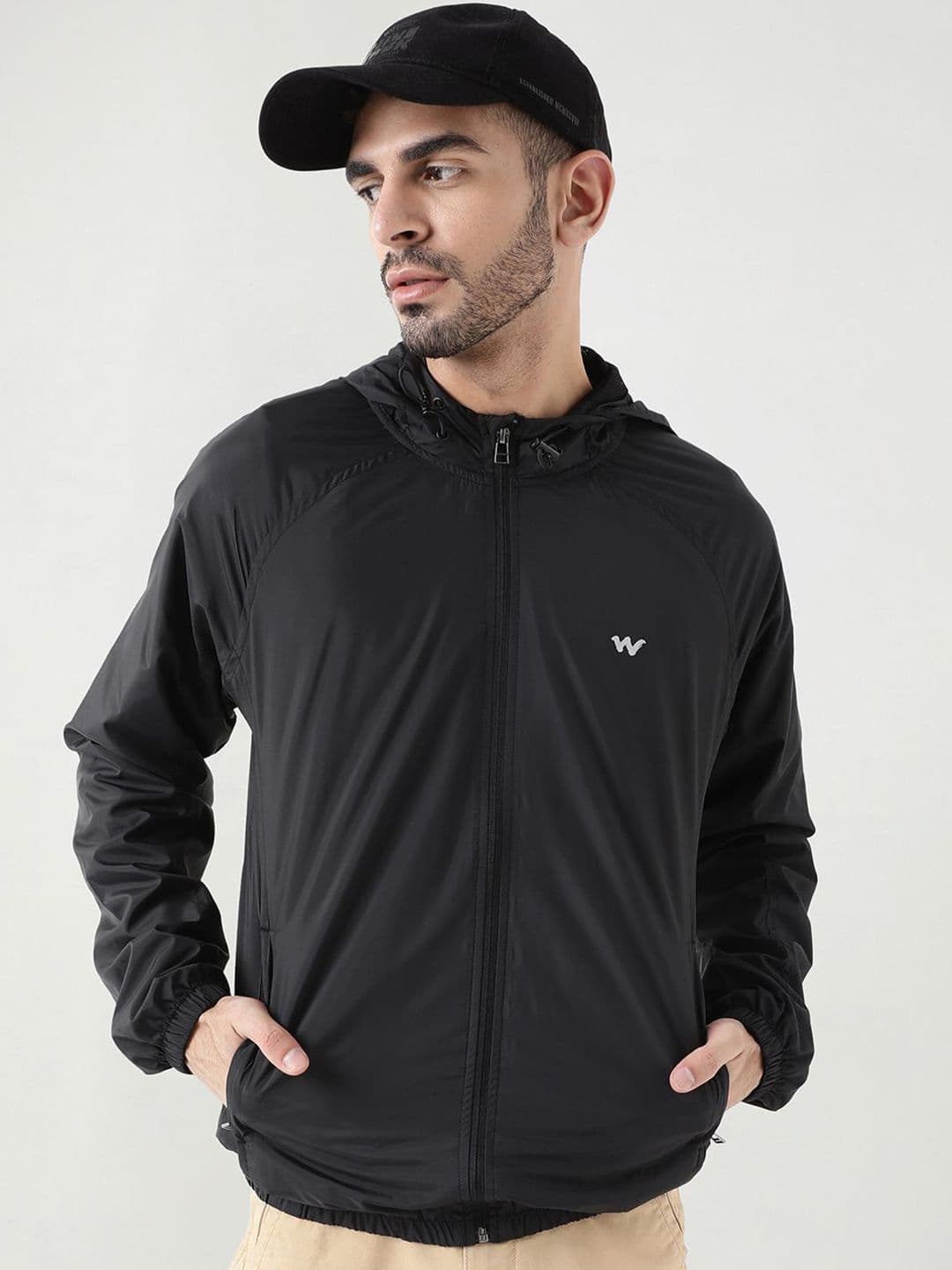 Wildcraft Men Hooded Solid Casual Bomber Lightweight Jacket - view 1